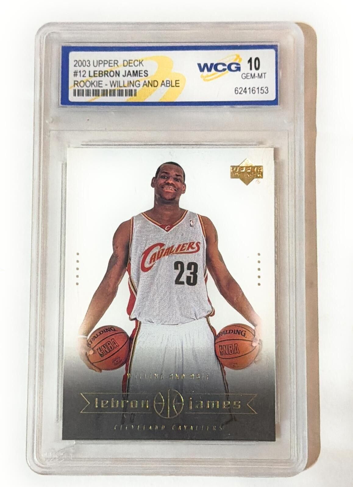 Other 2003-04 Upper Deck Lebron James #12 Rookie WCGC 10 Size ONE SIZE - 1 Thumbnail