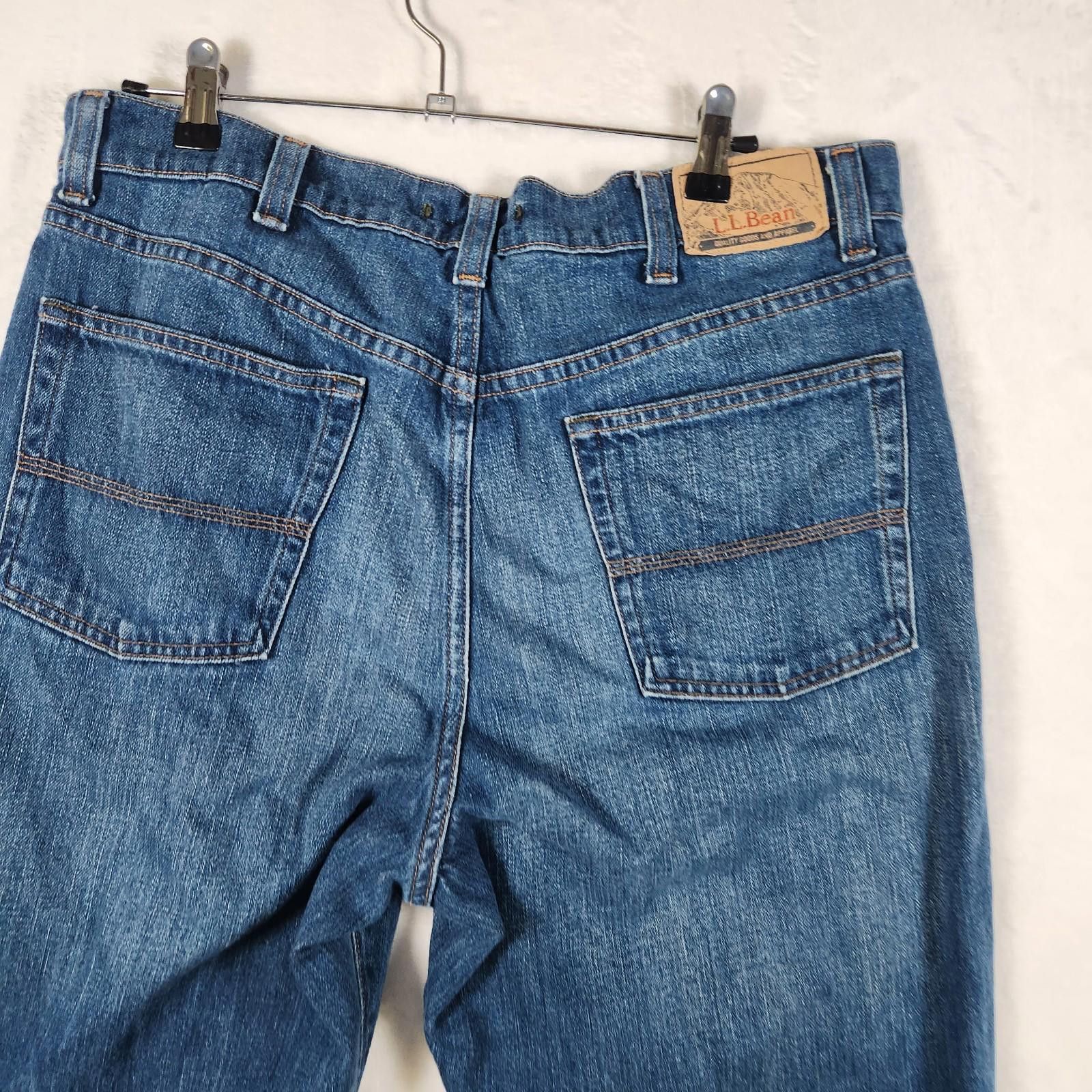 L.L. Bean LL Bean Natural Fit Blue Jeans Cotton Size 34x34 Size US 34 / EU 50 - 6 Thumbnail