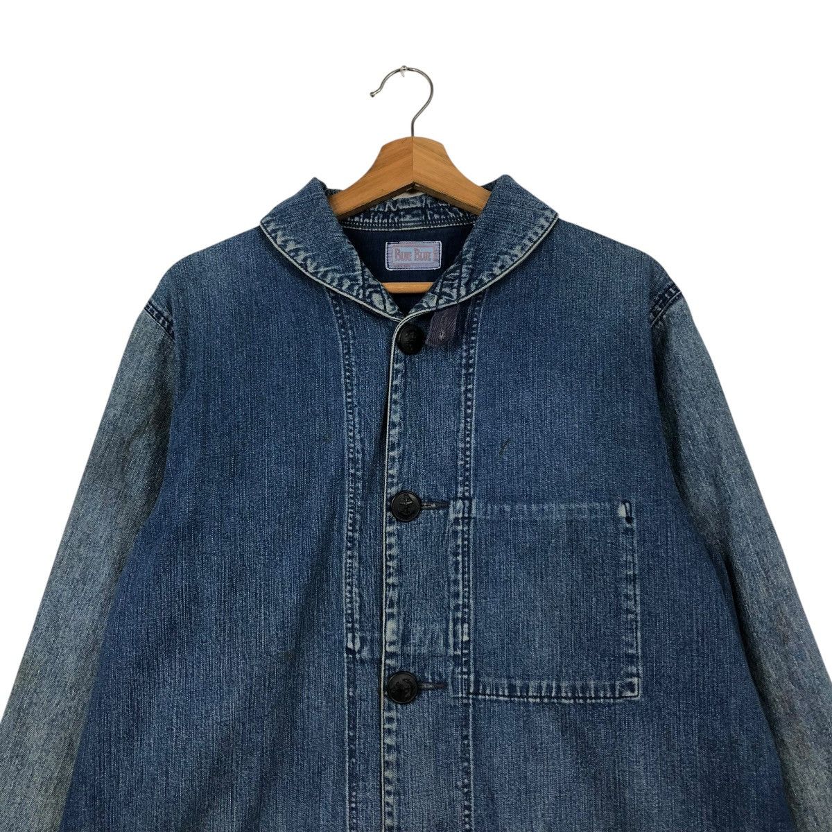 Blue Blue Japan 🔥VINTAGE DENIM JACKET DENIM PATCHWORK BLUE BLUE JAPAN Size US M / EU 48-50 / 2 - 4 Thumbnail