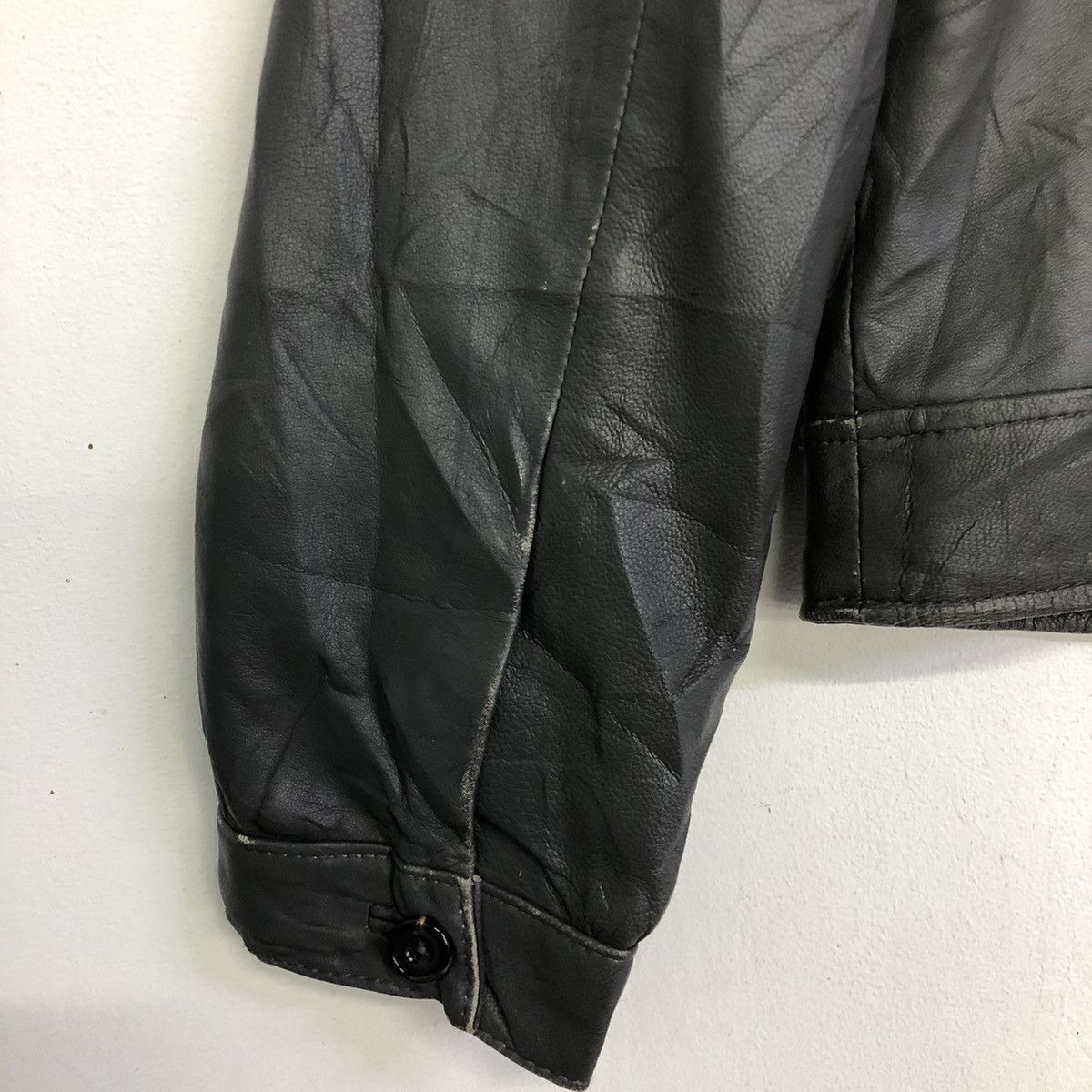 Japanese Brand Esnation Bis Lamb Leather Women Jacket Size S / US 4 / IT 40 - 12 Thumbnail