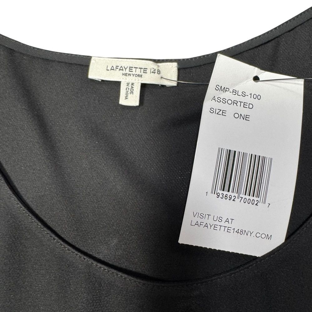 Lafayette 148 NWT New $498 Lafayette 148 Silk Double Georgette Sleeveless Size M / US 6-8 / IT 42-44 - 5 Thumbnail