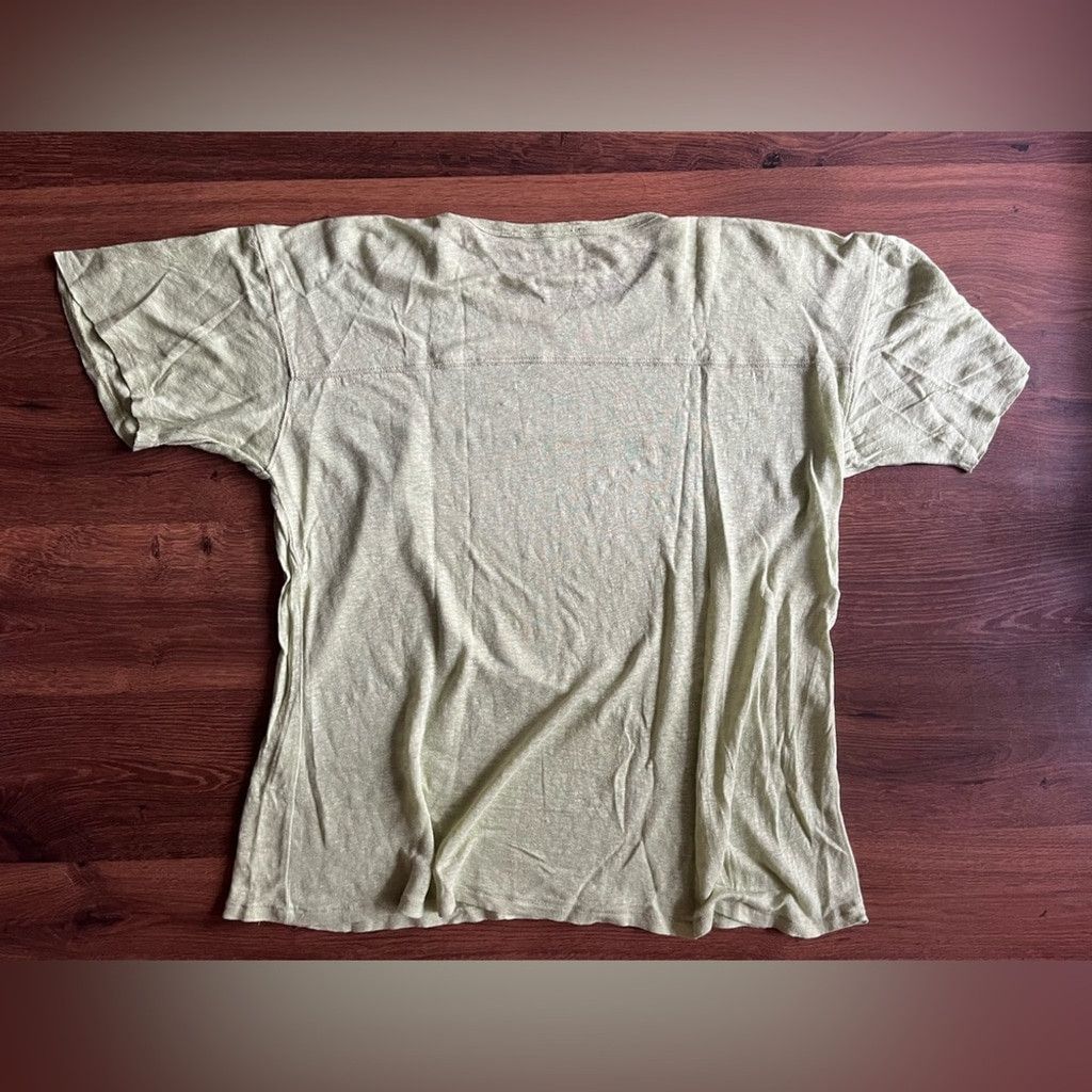 Aritzia Wilfred Free 100% Linen Oversized Tee – Green, Short Sleeve Size XS / US 0-2 / IT 36-38 - 3 Thumbnail