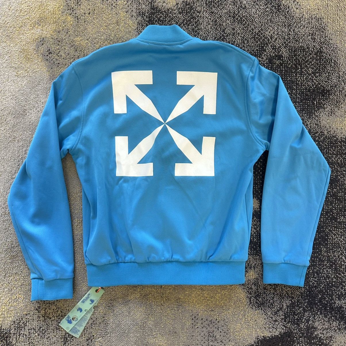 Off-White Men's Off-White Jacket Arrow Print Zip Blouson Blue Size US L / EU 52-54 / 3 - 2 Thumbnail