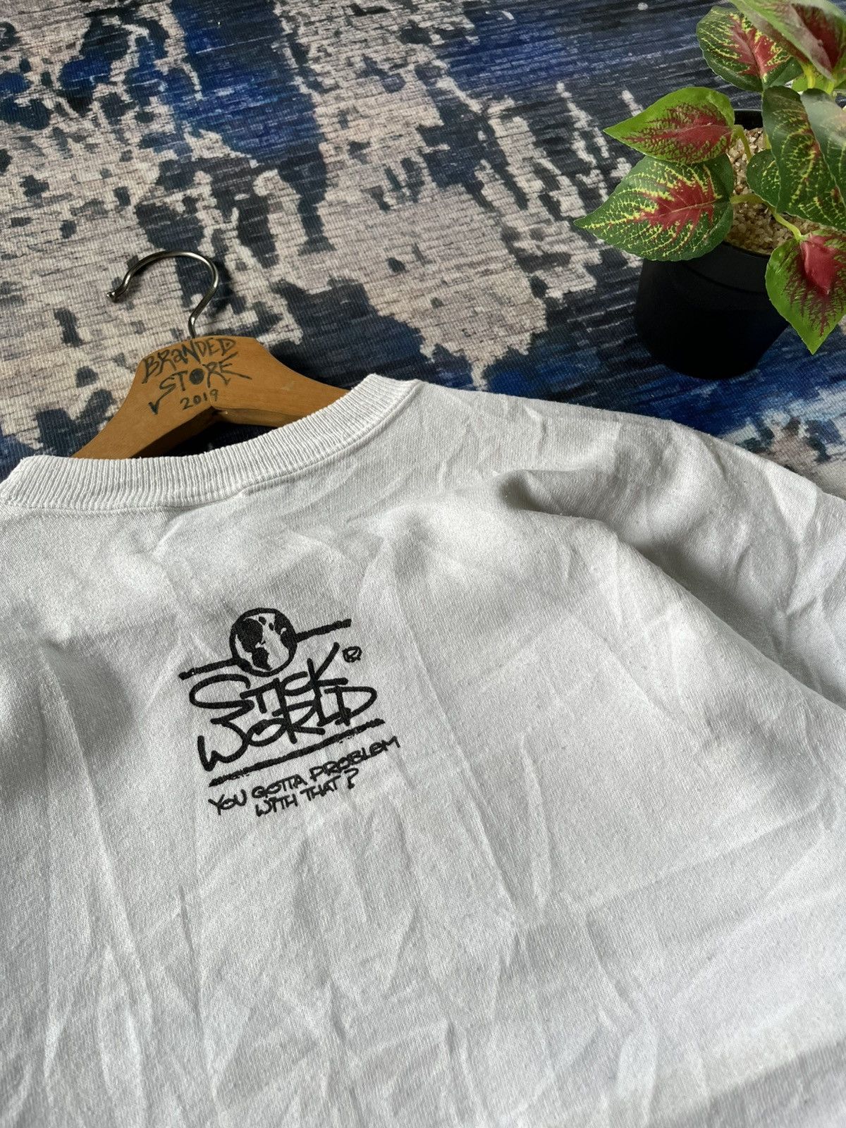 Chocolate × Vintage 💥RARE Vintage Chocolate Stick World Big Logo Sweetshirts 90s Size US XL / EU 56 / 4 - 8 Thumbnail