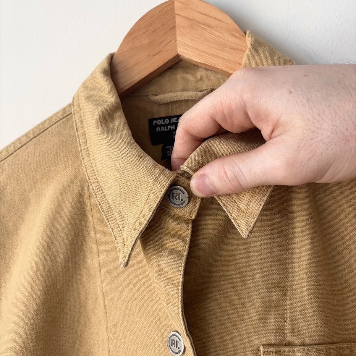 Polo Ralph Lauren Vintage Polo Jeans Co RL67 Canvas Chore Coat Workwear Size US L / EU 52-54 / 3 - 8 Thumbnail