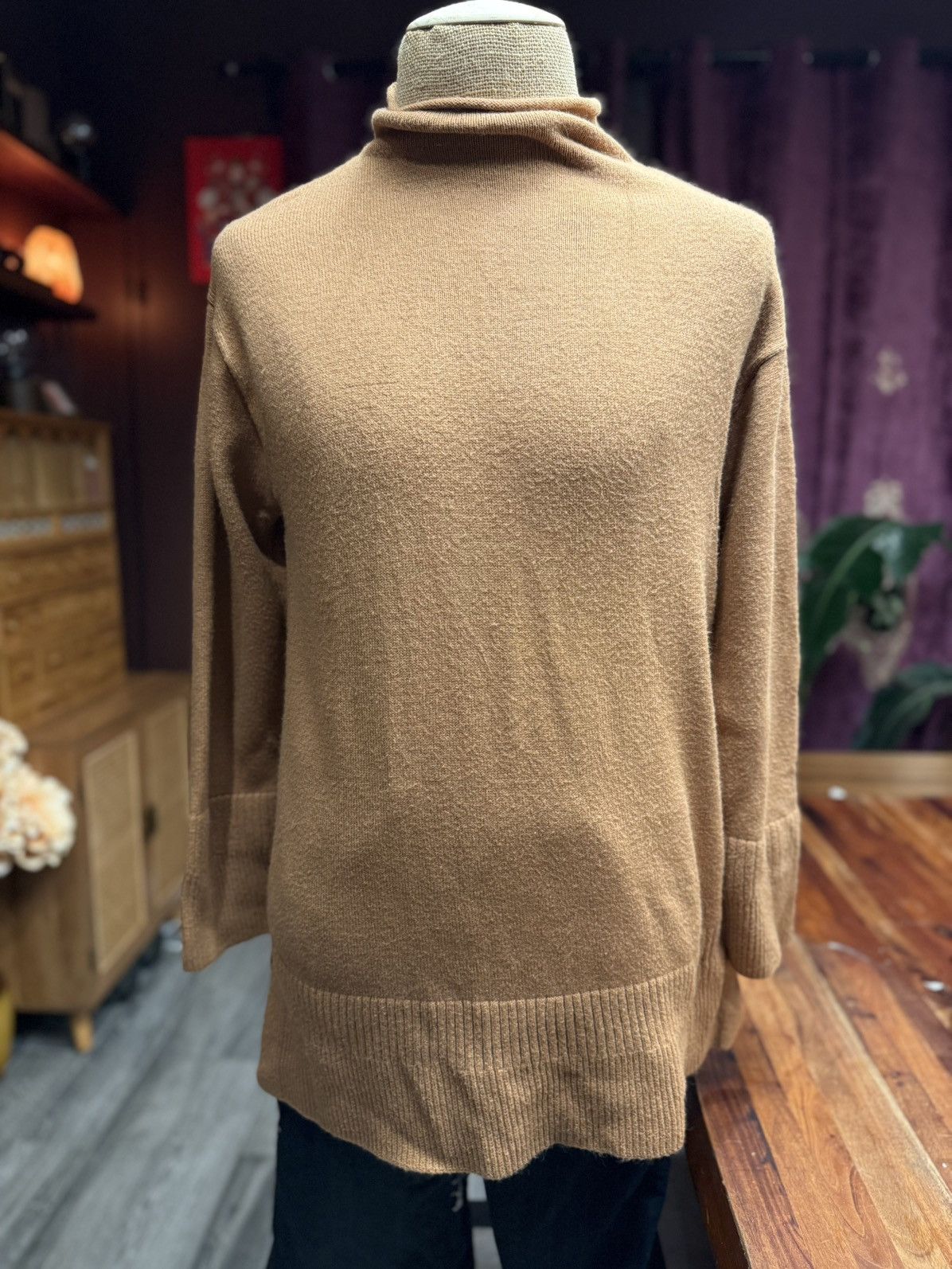 Other MOTH Camel Knit Turtleneck Sweater (Size M) Size M / US 6-8 / IT 42-44 - 1 Thumbnail