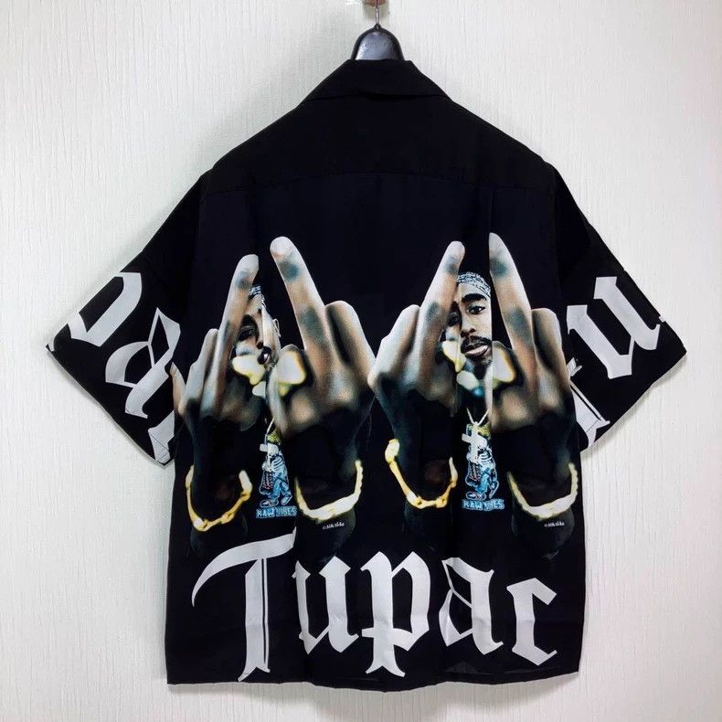 Wacko Maria WACKO MARIA 23SS TUPAC SHIRT character print short-sleeve Size US S / EU 44-46 / 1 - 2 Thumbnail