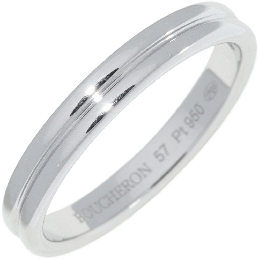 Other Boucheron Boucheron Godron Pt950 Ring Size 17 Precious Metal Ring JAL00113 DUTY FREE for USA Size ONE SIZE - 1 Thumbnail