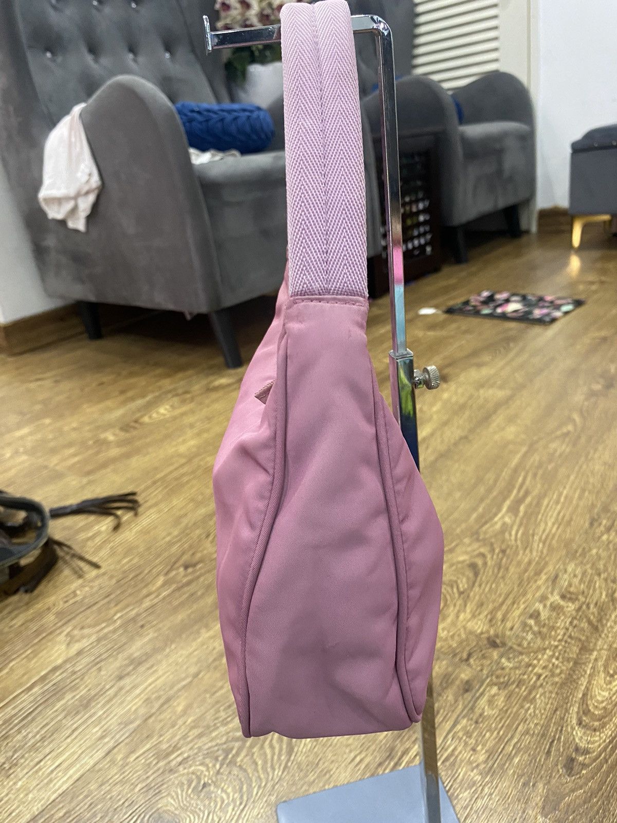Prada Authentic Prada Tessuto Nyalon Hobo Shoulder Bag Size ONE SIZE - 6 Thumbnail