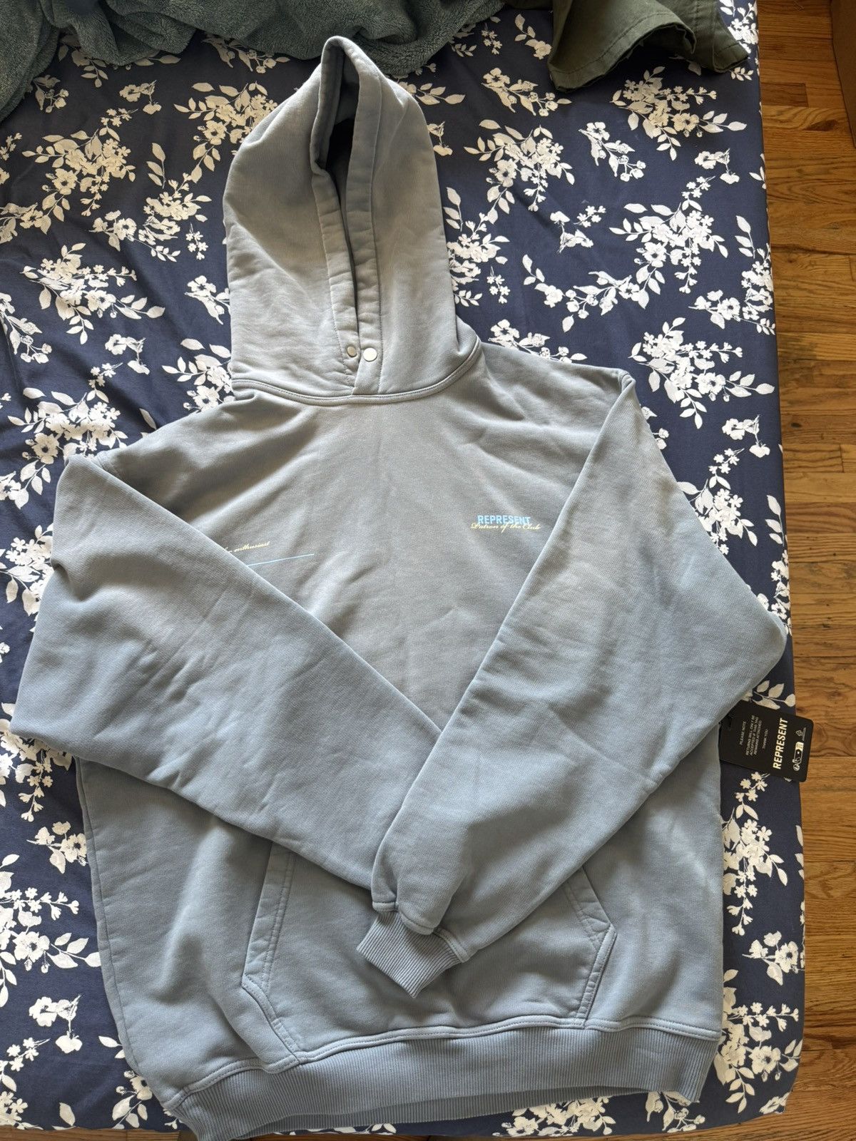Represent Clo. Represent Patron Of The Club Hoodie - Washed Grey Size US S / EU 44-46 / 1 - 2 Thumbnail