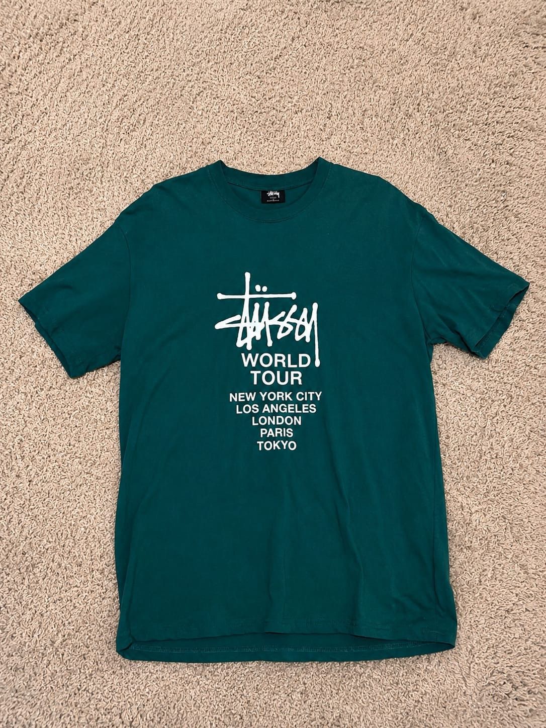 Stussy Stussy Camo World Tour T-Shirt | Grailed