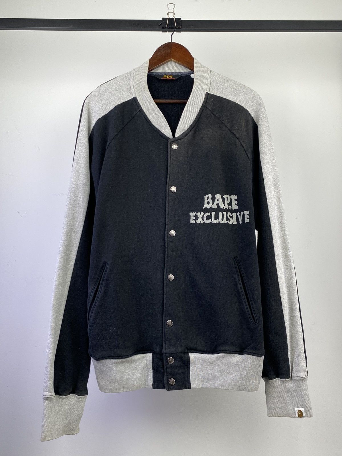 Bape A Bathing Ape 90s Varsity Jacket Bape Exclusive Japan Size US L / EU 52-54 / 3 - 1 Thumbnail