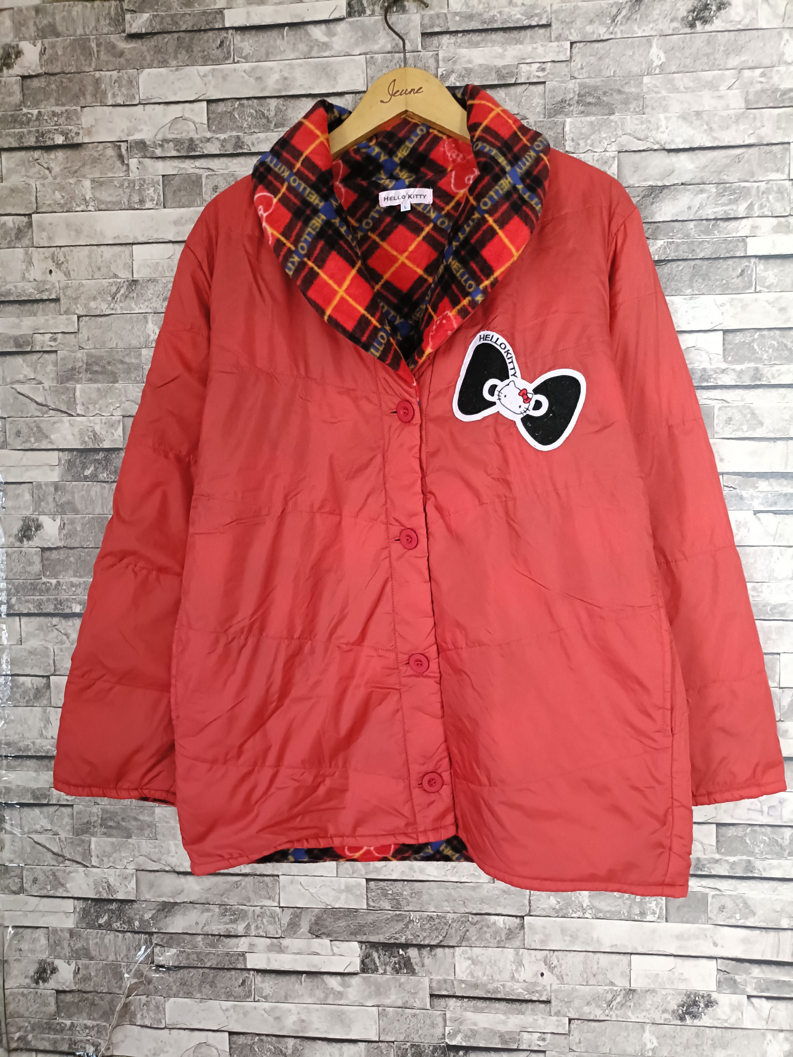 Japanese Brand Hello kitty by Sanrio blanket jacket Size L / US 10 / IT 46 - 1 Thumbnail