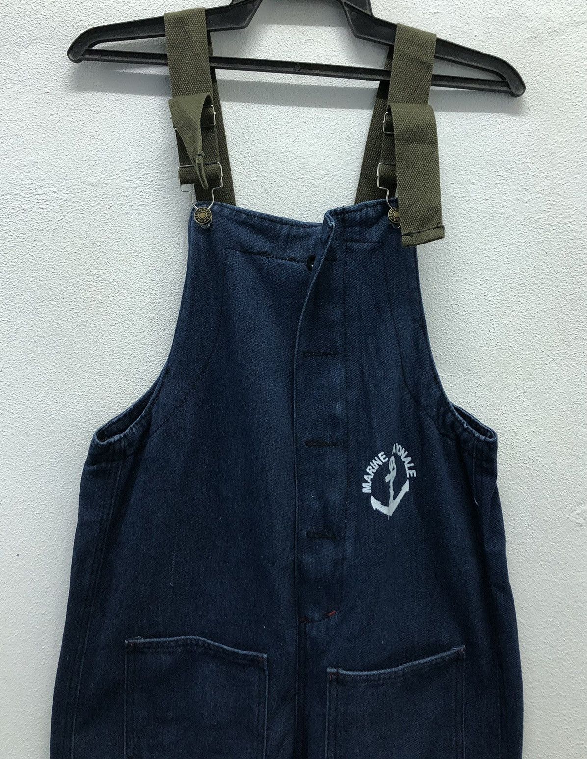 Vintage Vintage Jeans Marine Ationale Overalls Size US 36 / EU 52 - 3 Thumbnail