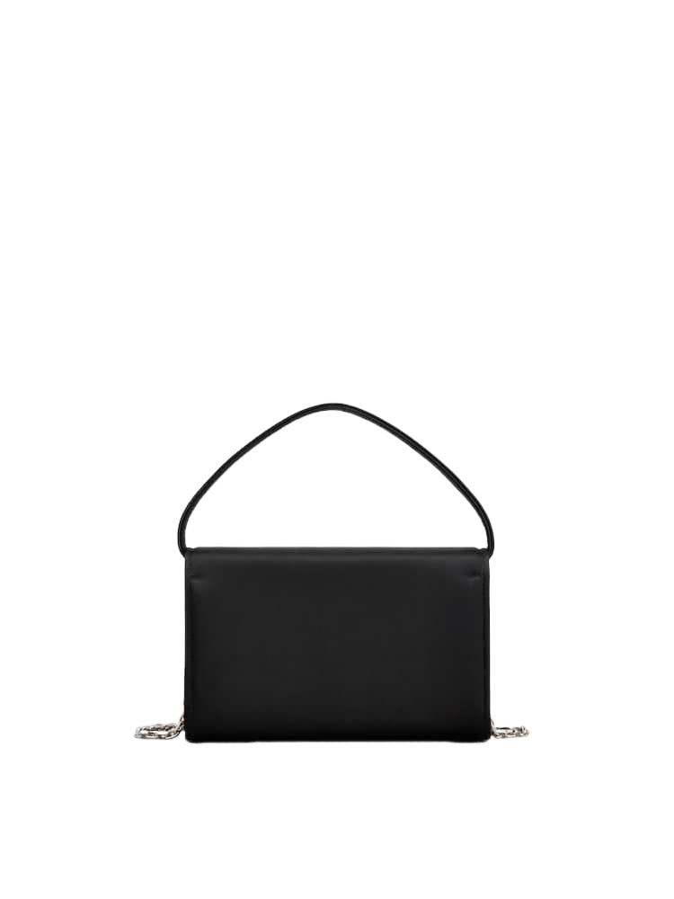 Roger Vivier ROGER VIVIER Pilgrim Micro Black Satin Top Handle Bag Size ONE SIZE - 4 Thumbnail