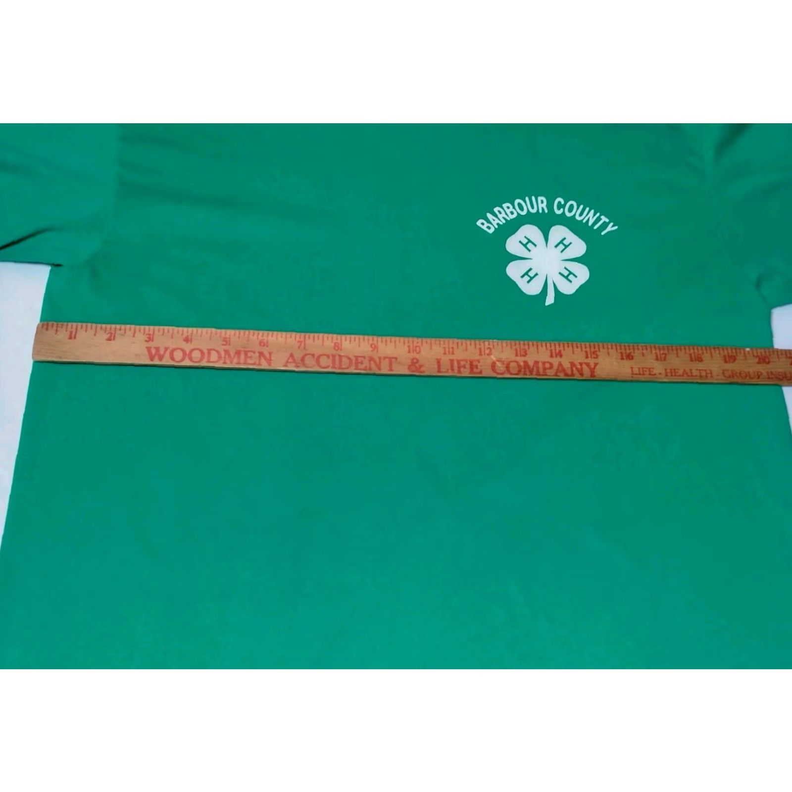 Hanes VINTAGE Hanes 4H Club T Shirt Large L Barbour County West Virginia Farm Single Stitch Men Green Cotton Polyester Short Sleeve Crew Neck Size US L / EU 52-54 / 3 - 7 Thumbnail