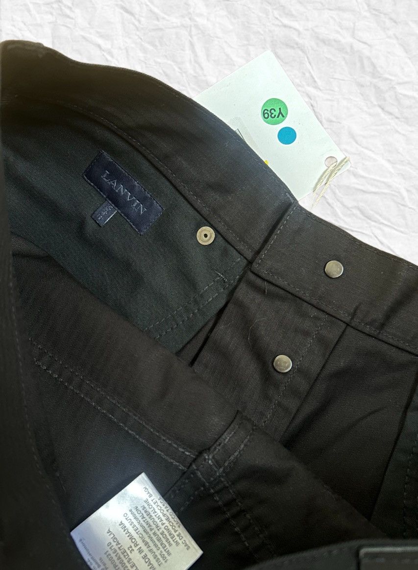 Lanvin Lanvin Black Slim Fit Jeans Size US 32 / EU 48 - 7 Thumbnail