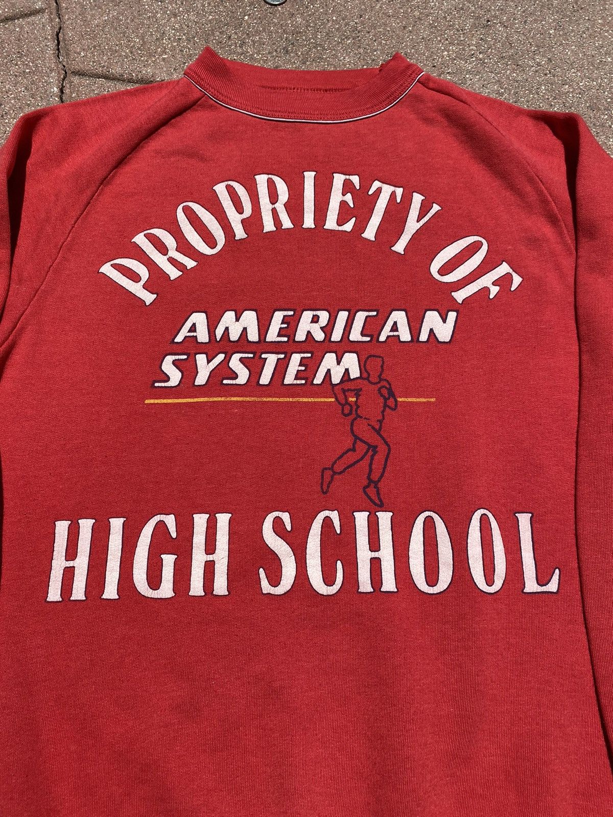 Vintage VINTAGE American System Crewneck Size US M / EU 48-50 / 2 - 2 Thumbnail