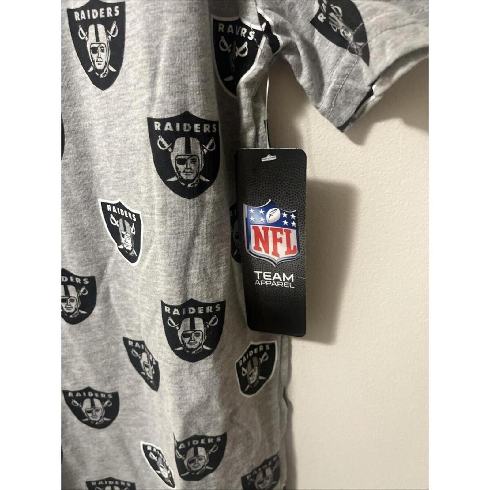 Other Small Men's NFL Las Vegas Raiders Multiple Shield Logo Shirt Size ONE SIZE - 2 Thumbnail