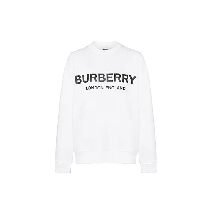 Burberry Burberry Logo Print Cotton Sweatshirt 0079 Size XS / US 0-2 / IT 36-38 - 1 Thumbnail