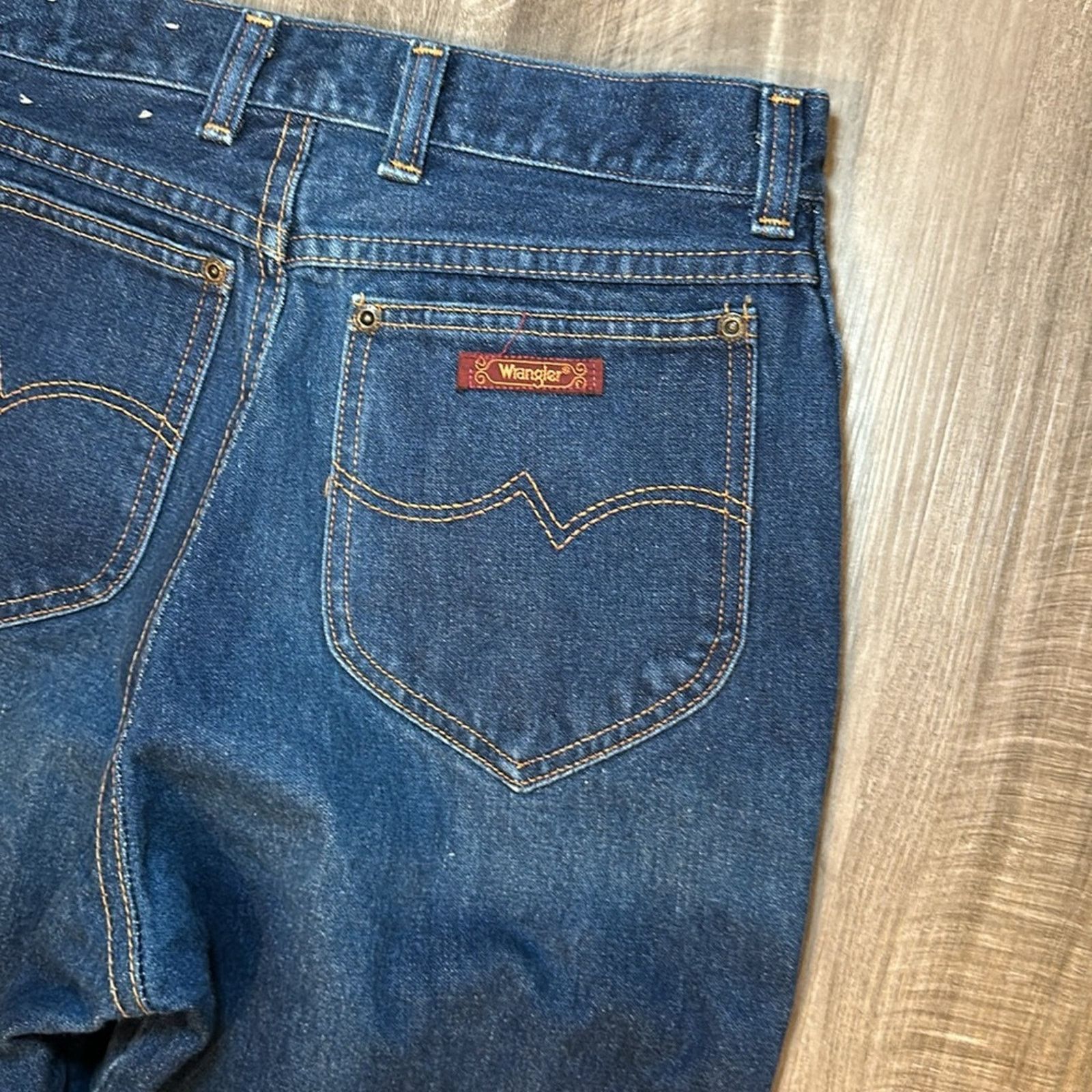 Wrangler Wrangler Vintage Junior Fit Straight High Rise Jeans - 13 Size 27" / US 4 / IT 40 - 4 Thumbnail
