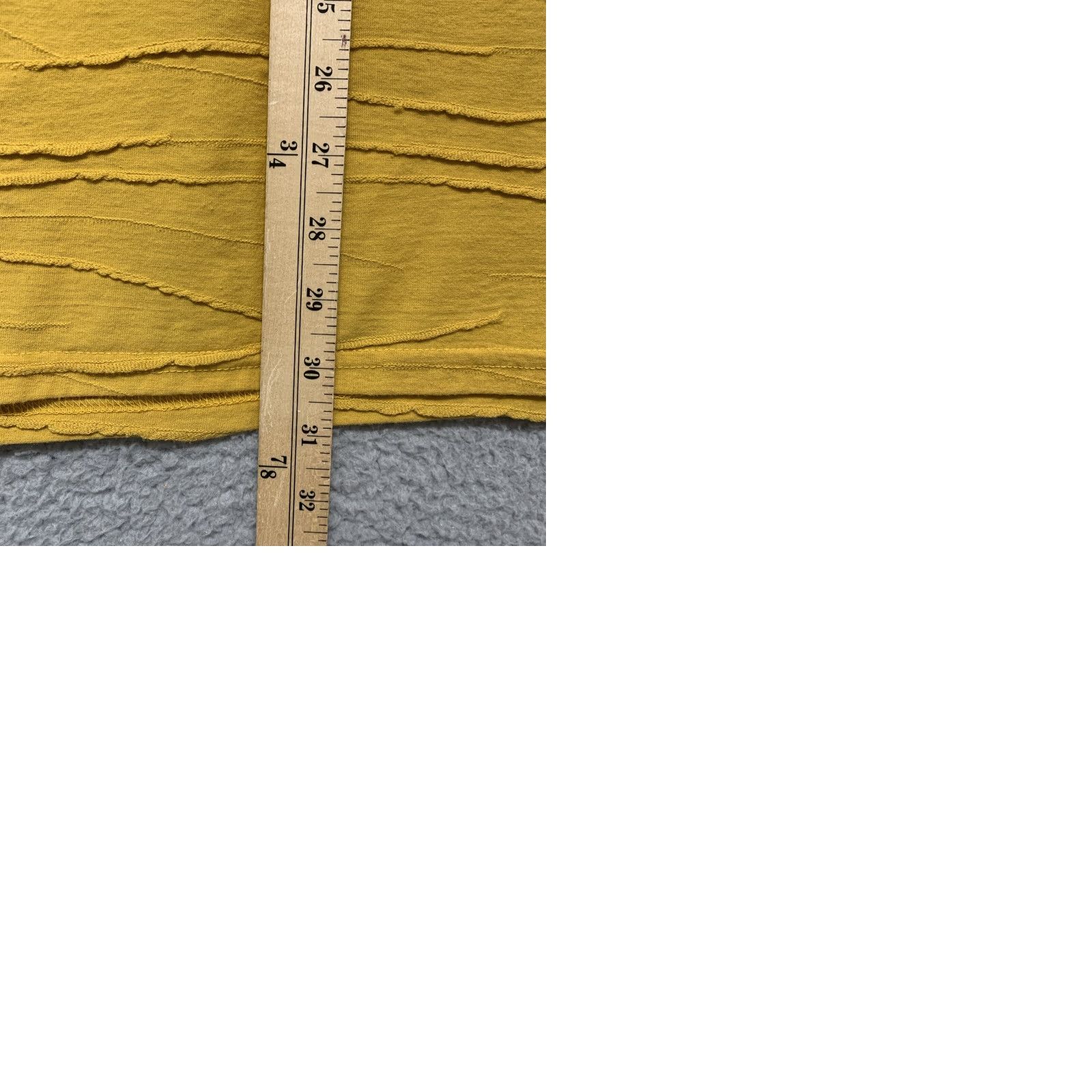 Yeti Yak & Yeti Women’s Dress Mustard Color Sz M 3” Side Slit 1 Pocket Drop Shoulder Casual Summer Knee Length Shirt Womens Size M / US 6-8 / IT 42-44 - 9 Thumbnail
