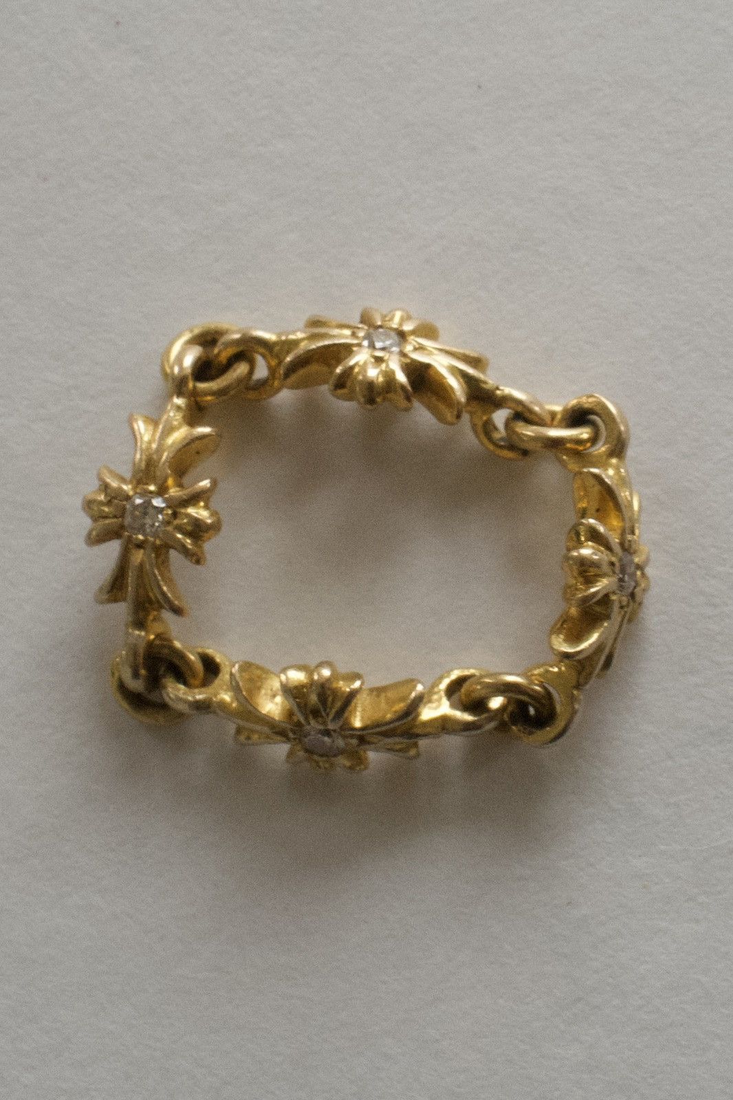 Chrome Hearts Chrome Hearts Tiny E CH Plus 22K Diamond Ring Size 6 Size ONE SIZE - 1 Thumbnail