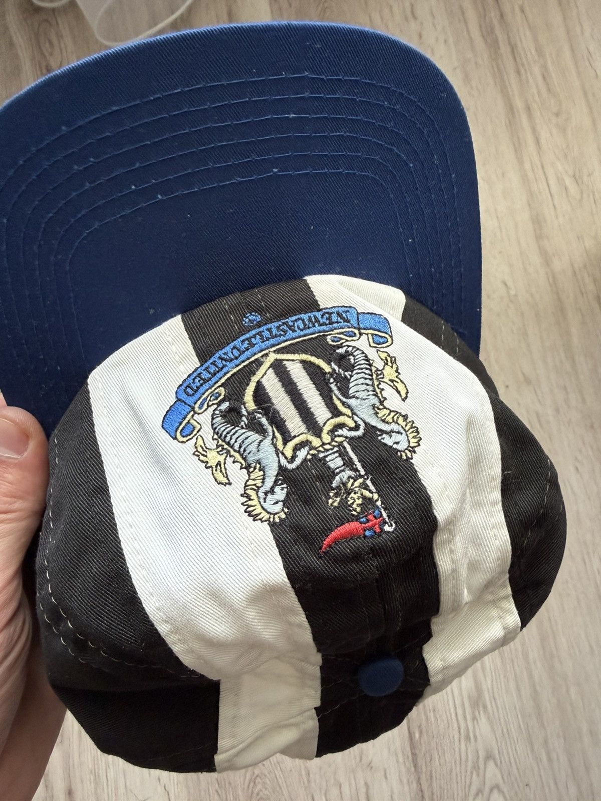 Adidas Rare vintage Adidas New Castle United black/white cap Size ONE SIZE - 9 Thumbnail