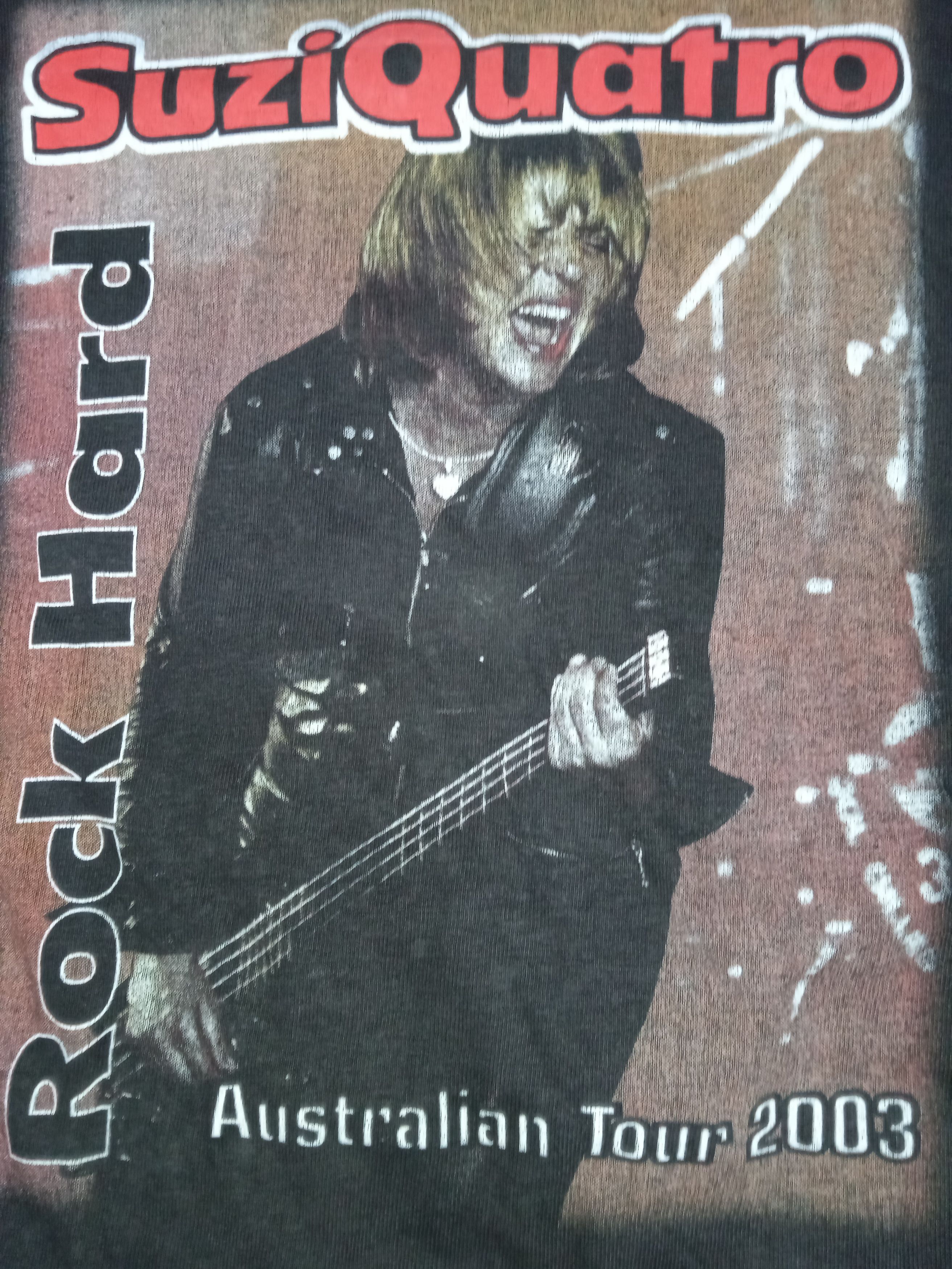 Band Tees Vintage 2000s Suzi Quatro Australian Tour 2003 T Shirt Size US XL / EU 56 / 4 - 5 Thumbnail