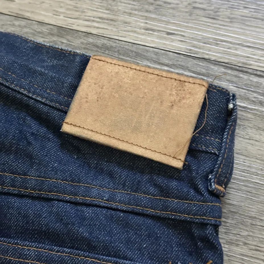 JCPenney Vintage 70s Tuff Nut Dark Wash Denim Jeans Size 32X31 Size US 32 / EU 48 - 4 Thumbnail