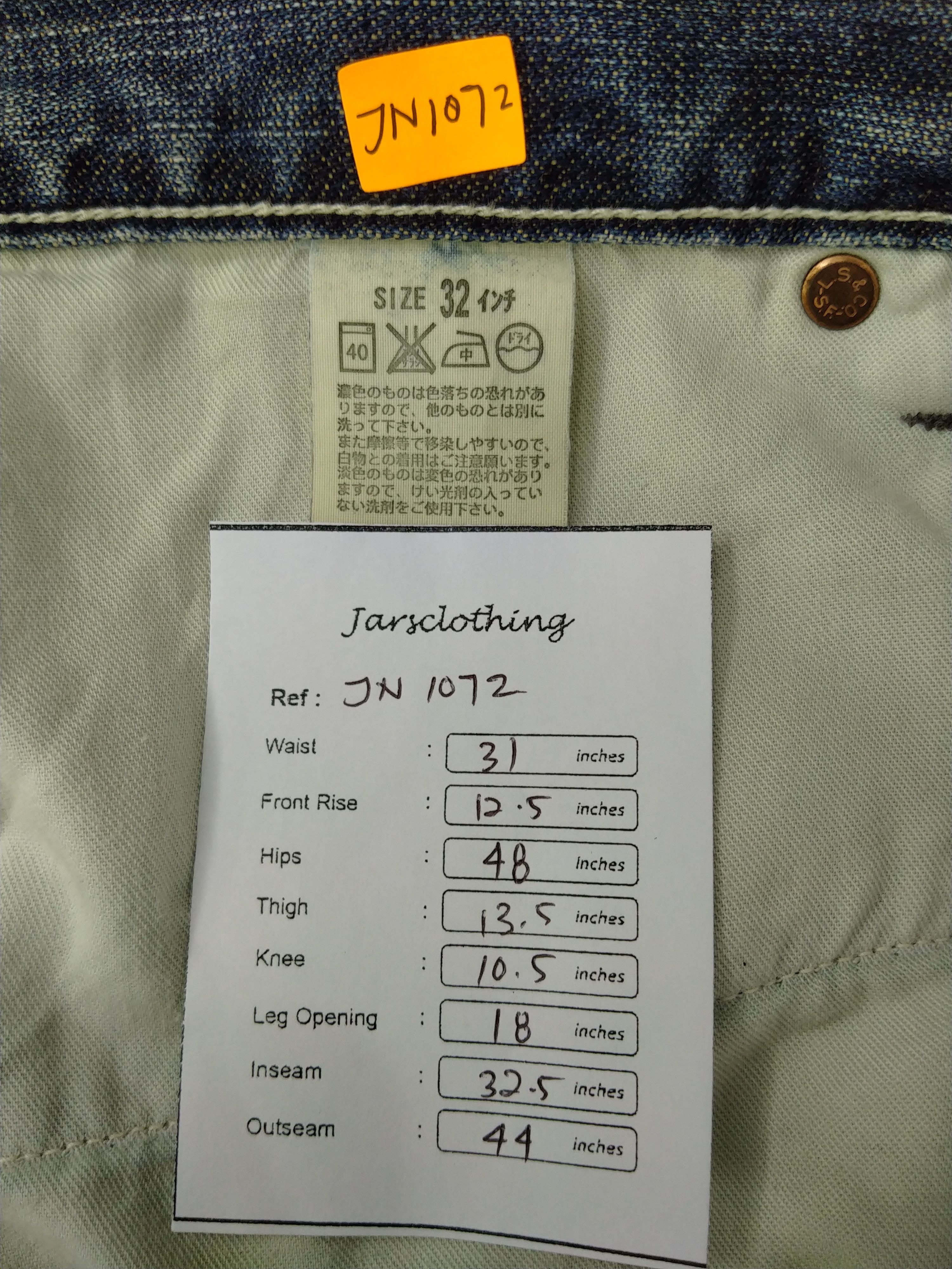 Levi's Faded Blue Vintage Levi's 504 Jeans 31x32.5 Denim -JN1072 Size US 31 - 8 Thumbnail