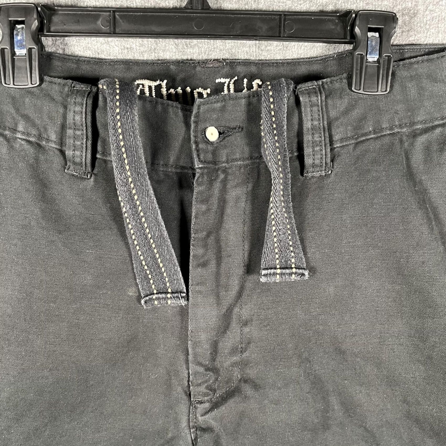 Alife Thug Life Mens Cargo Shorts 38 Black Biker Hip Hop Skull Logo Embroidered Pockets Belted Adjustable Waist Streetwear Y2K Size US 38 / EU 54 - 6 Thumbnail