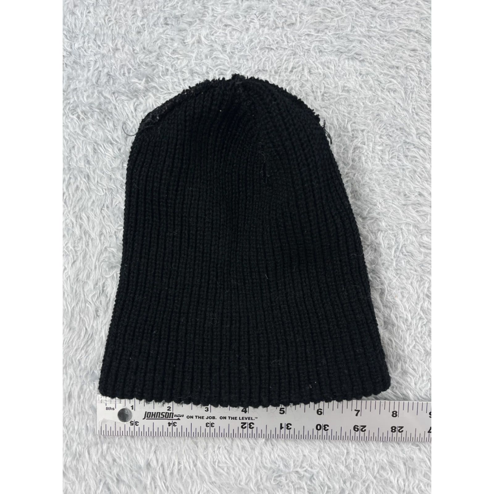 Vintage Unbranded Beanie Adult One Size Black Knit Ribbed 100% Acrylic Winter Ski Hat/Toque Mens Womens Unisex Adults Black Winter Beanie 100% Acrylic Size ONE SIZE - 5 Thumbnail