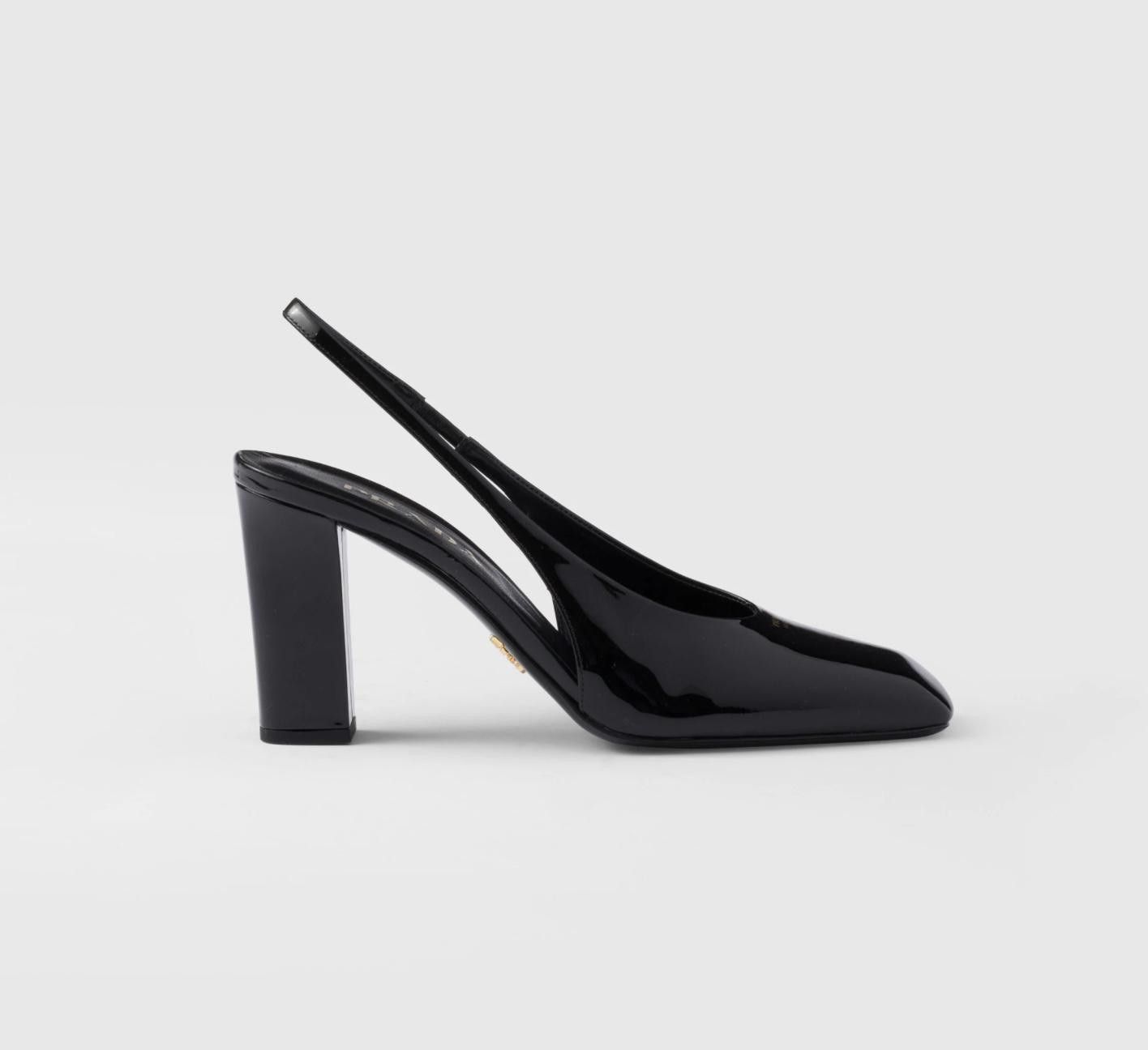 Prada PRADA LEATHER SLINGBACK PUMPS SIZE 38 Size ONE SIZE - 1 Thumbnail
