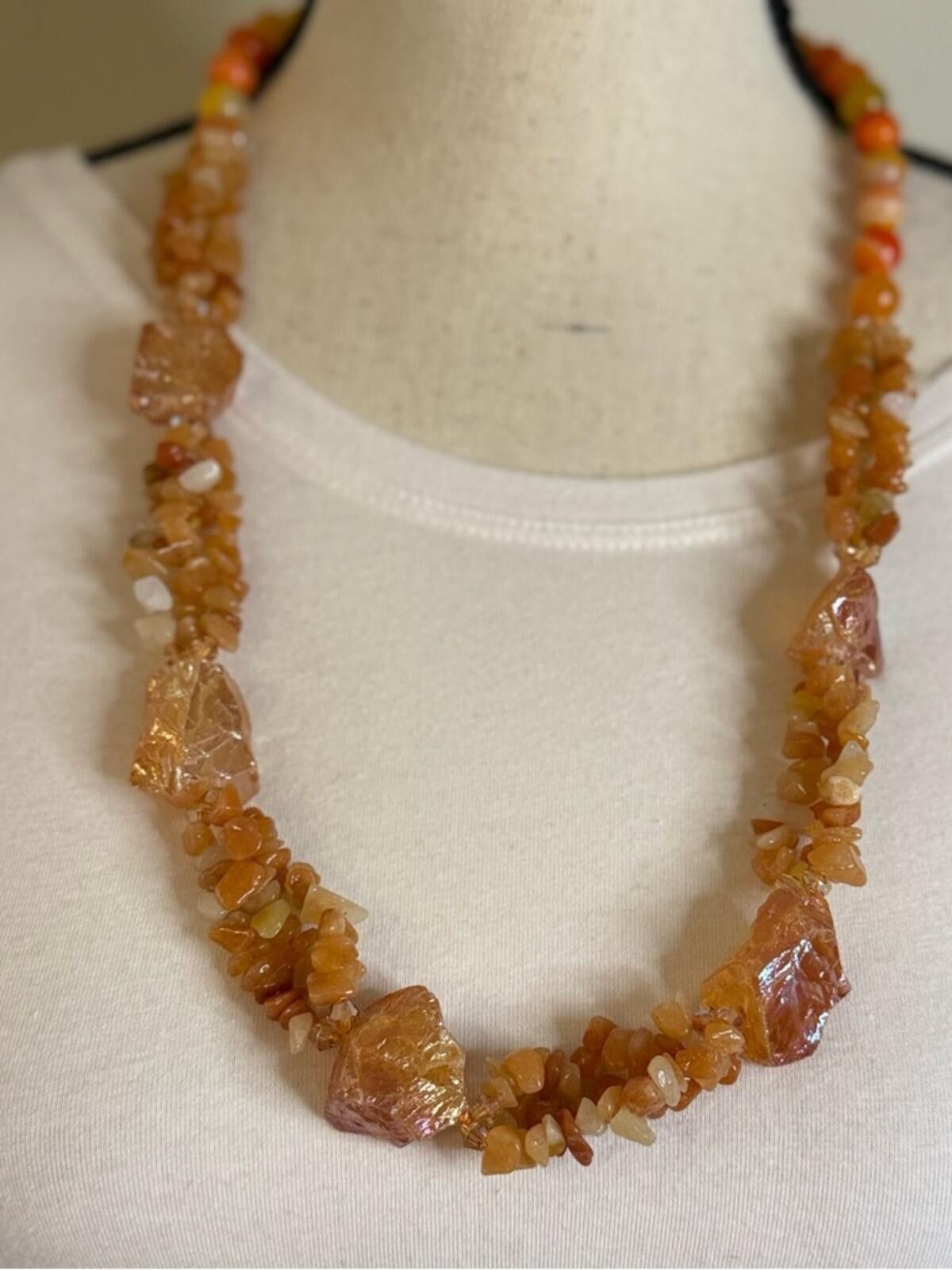 Other Iris & Lilly agate quartz necklace sterling silver 14k gold Size ONE SIZE - 1 Thumbnail