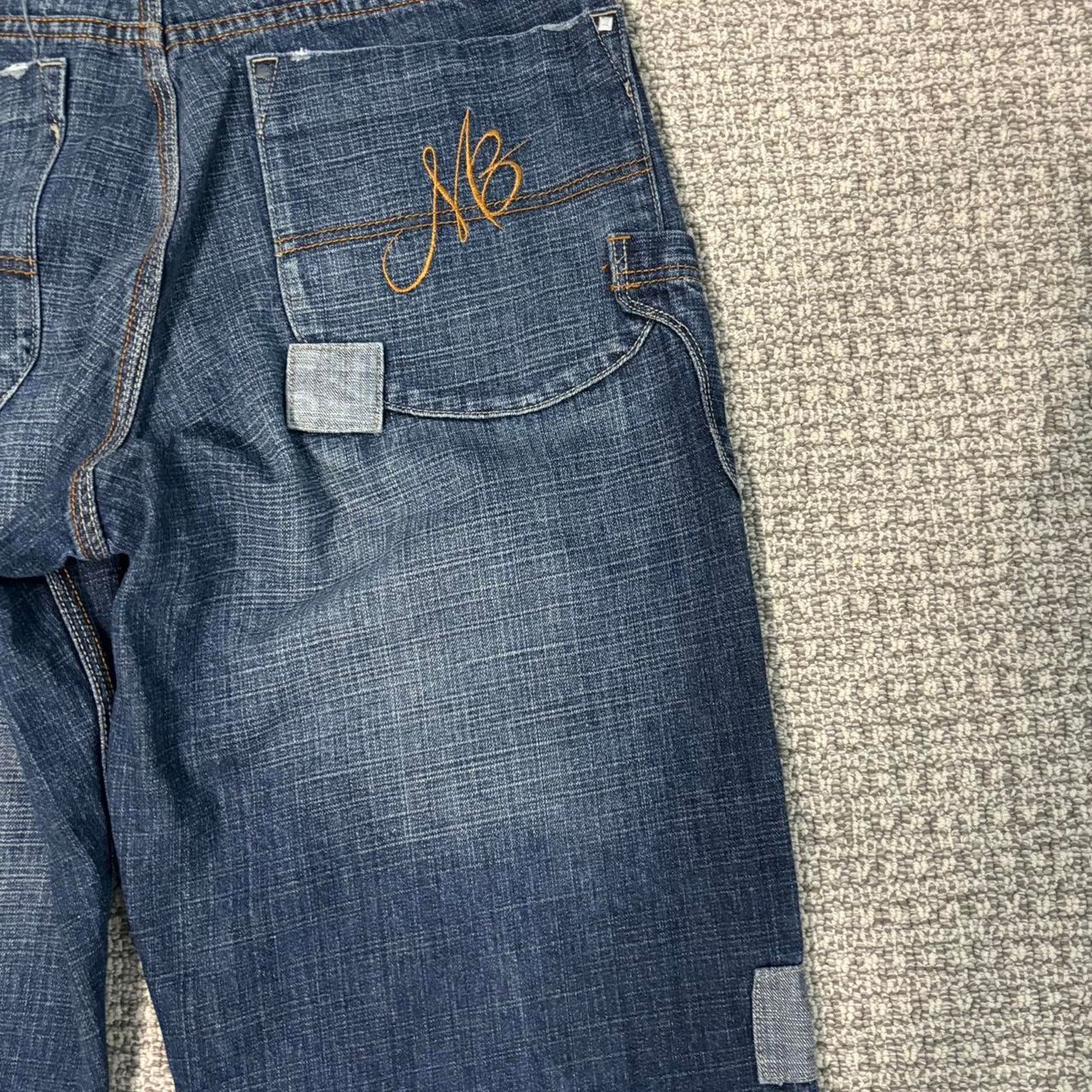 Makaveli Vintage Makaveli Tupac Shakur Extremely Baggy Y2K Jeans Size US 34 / EU 50 - 7 Thumbnail