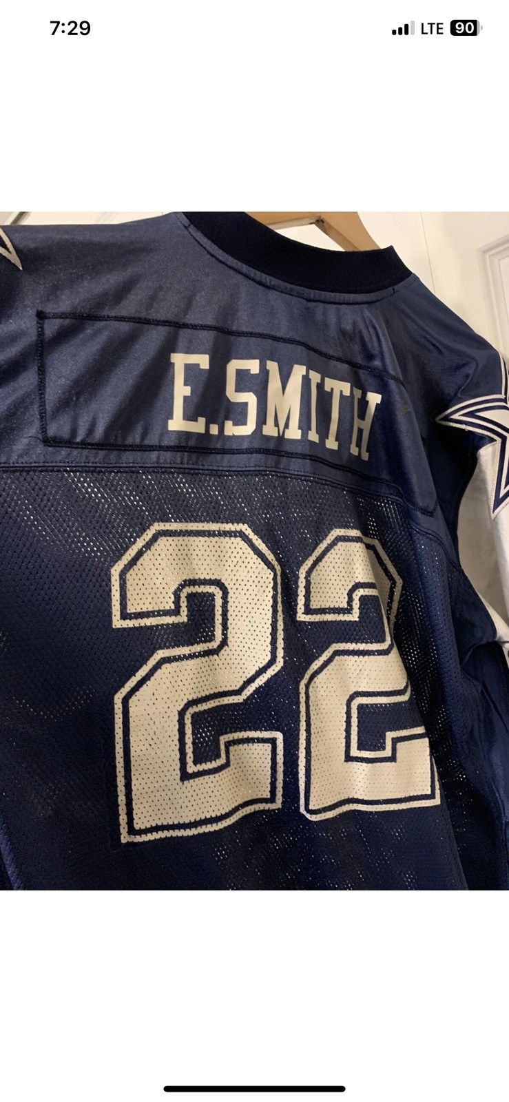 Reebok Reebok men sz 2XL Dallas Cowboys Emmitt Smith blue NFL Size US XXL / EU 58 / 5 - 3 Thumbnail