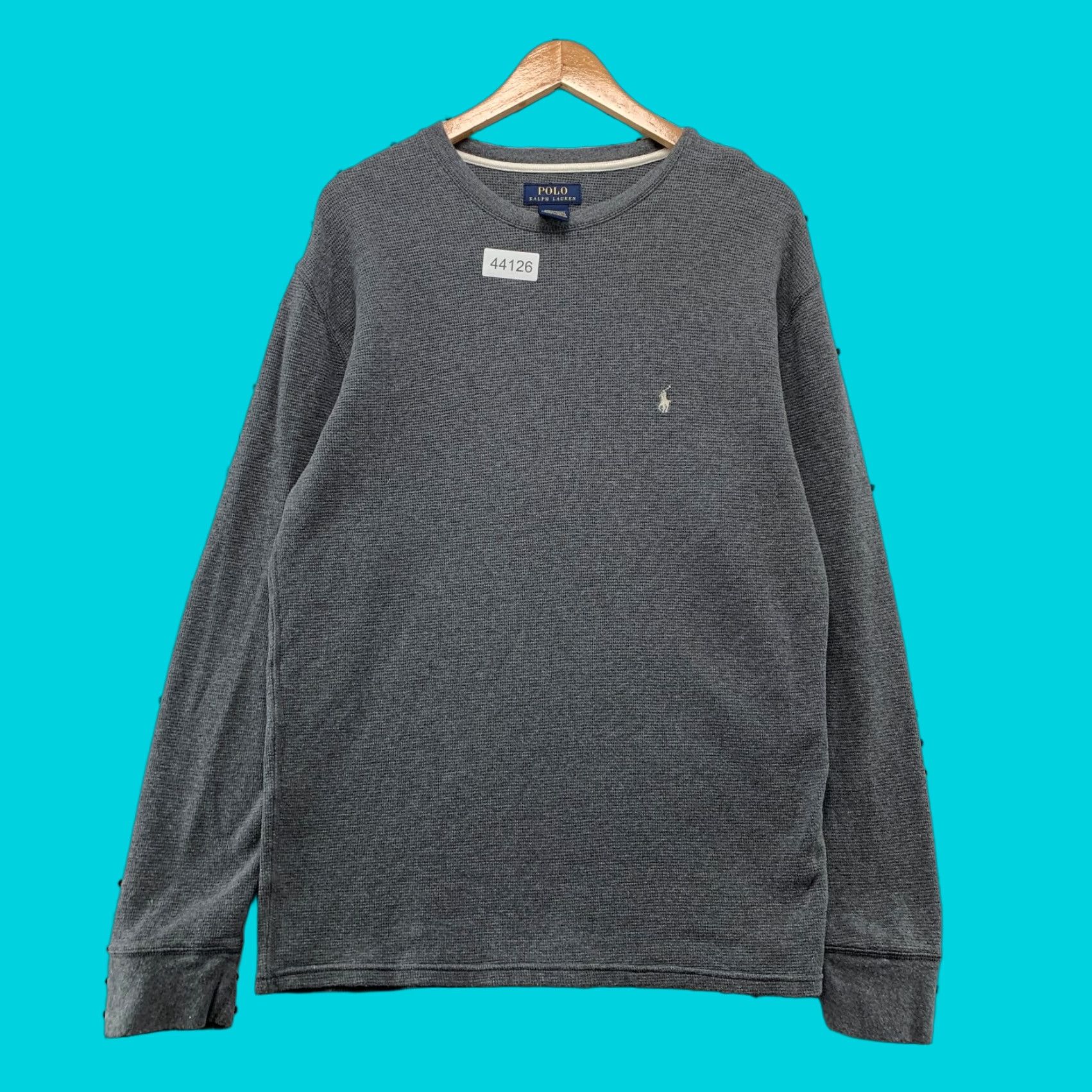 Polo Ralph Lauren Polo Ralph Lauren Thermal Shirt Gray Long Sleeve Mens XL Regular Fit Classic Size US XL / EU 56 / 4 - 1 Thumbnail
