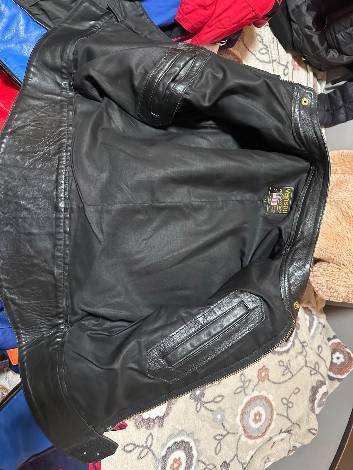 Vanson Leathers Vanson Leathers Motorcycle Riding Jacket Canvas Leather 42 Size US M / EU 48-50 / 2 - 7 Thumbnail