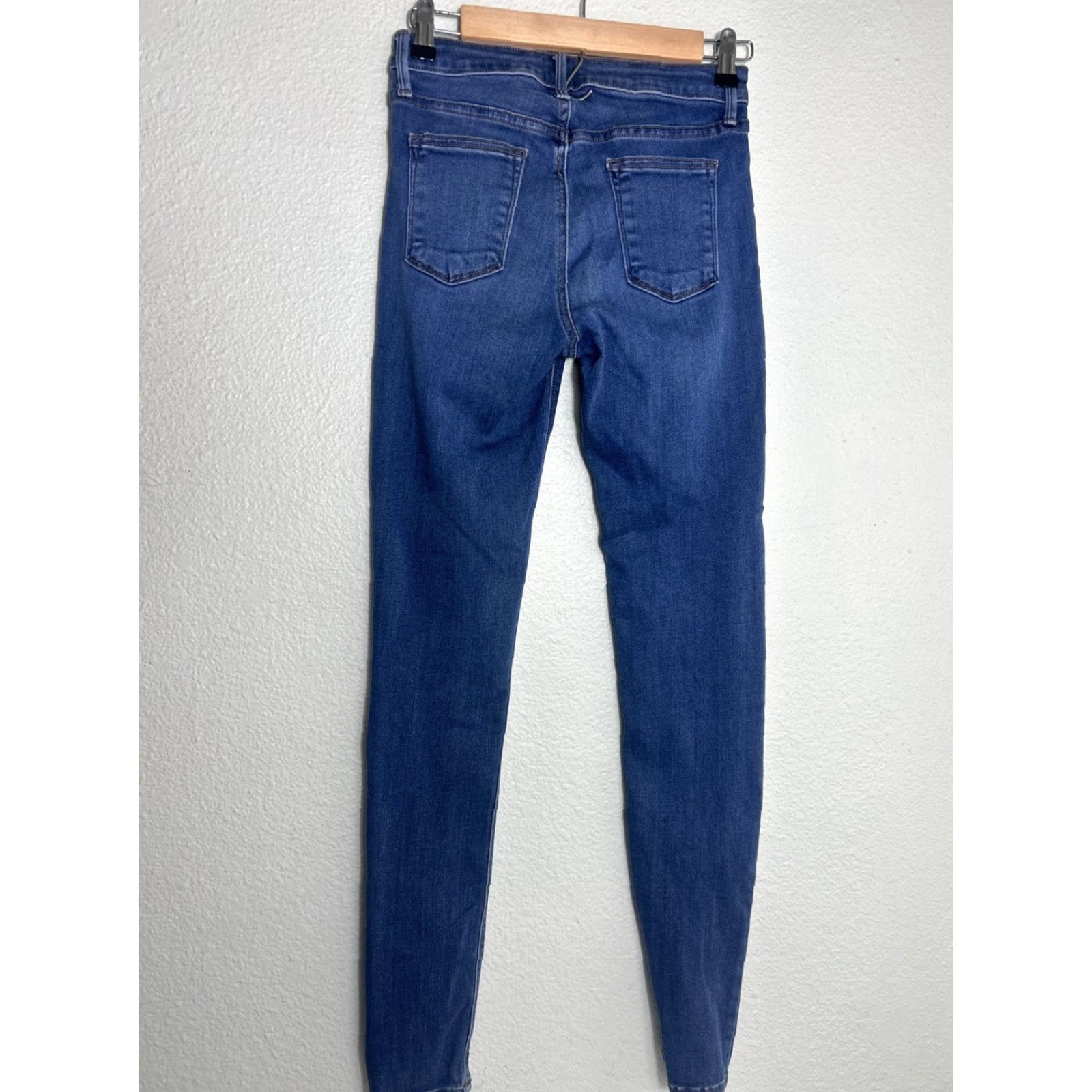 Vintage JUST BLACK Jeans Skinny Women 27 Medium Black 27x31 Size 27" / US 4 / IT 40 - 7 Thumbnail