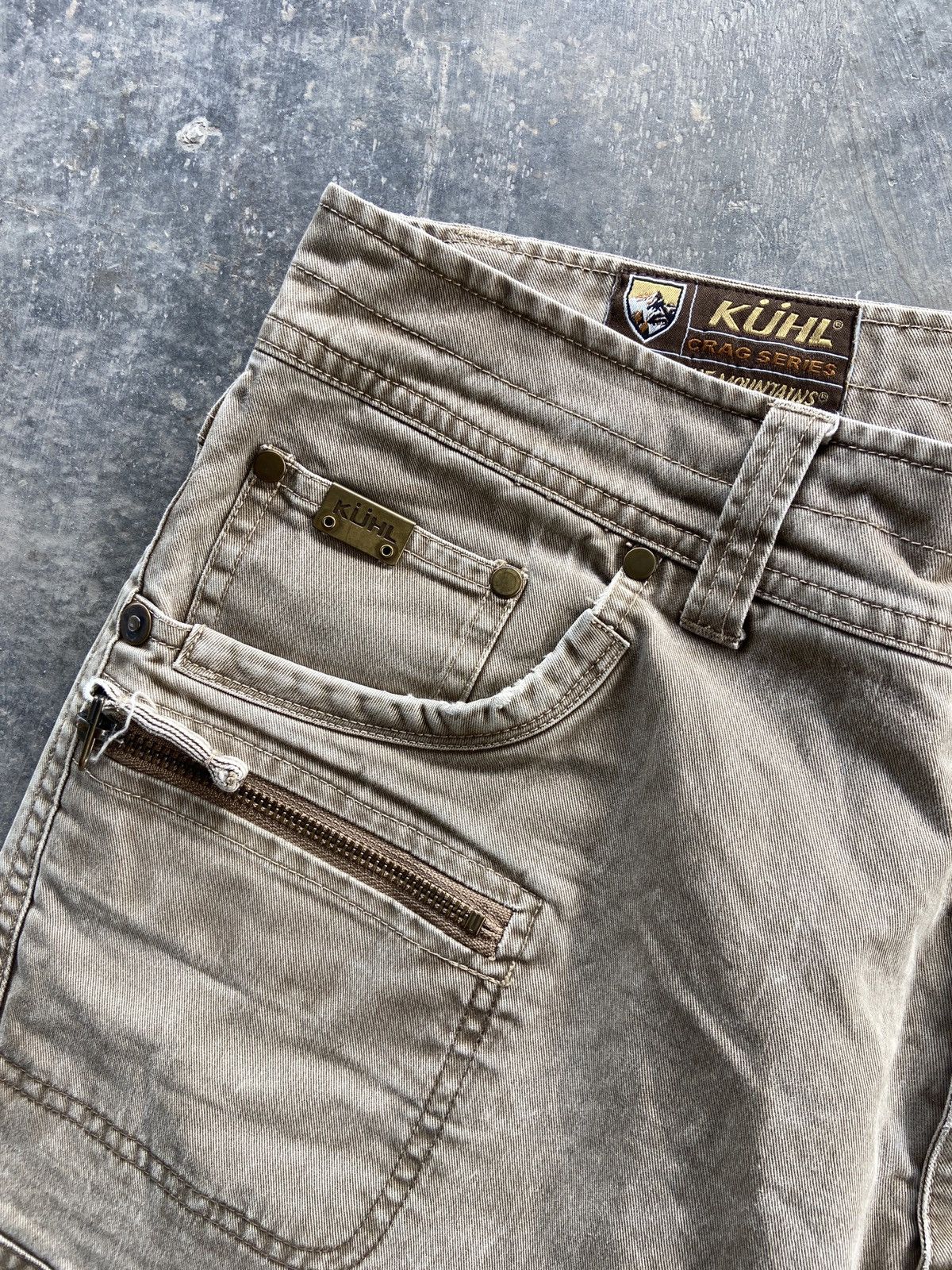 Japanese Brand × Kuhl × Vintage Baggy Kuhl Workwear Cargopant Size US 36 / EU 52 - 3 Thumbnail