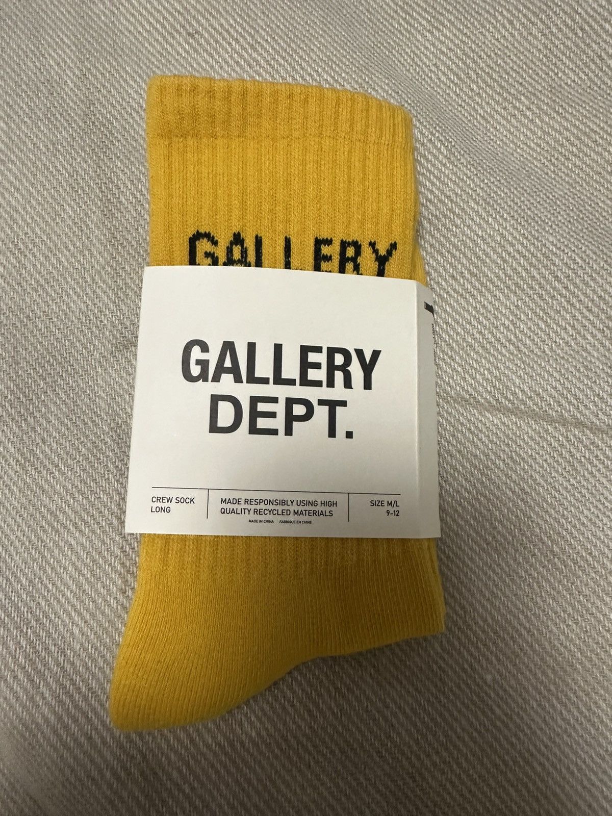 Gallery Dept. Crew Socks (Yellow)