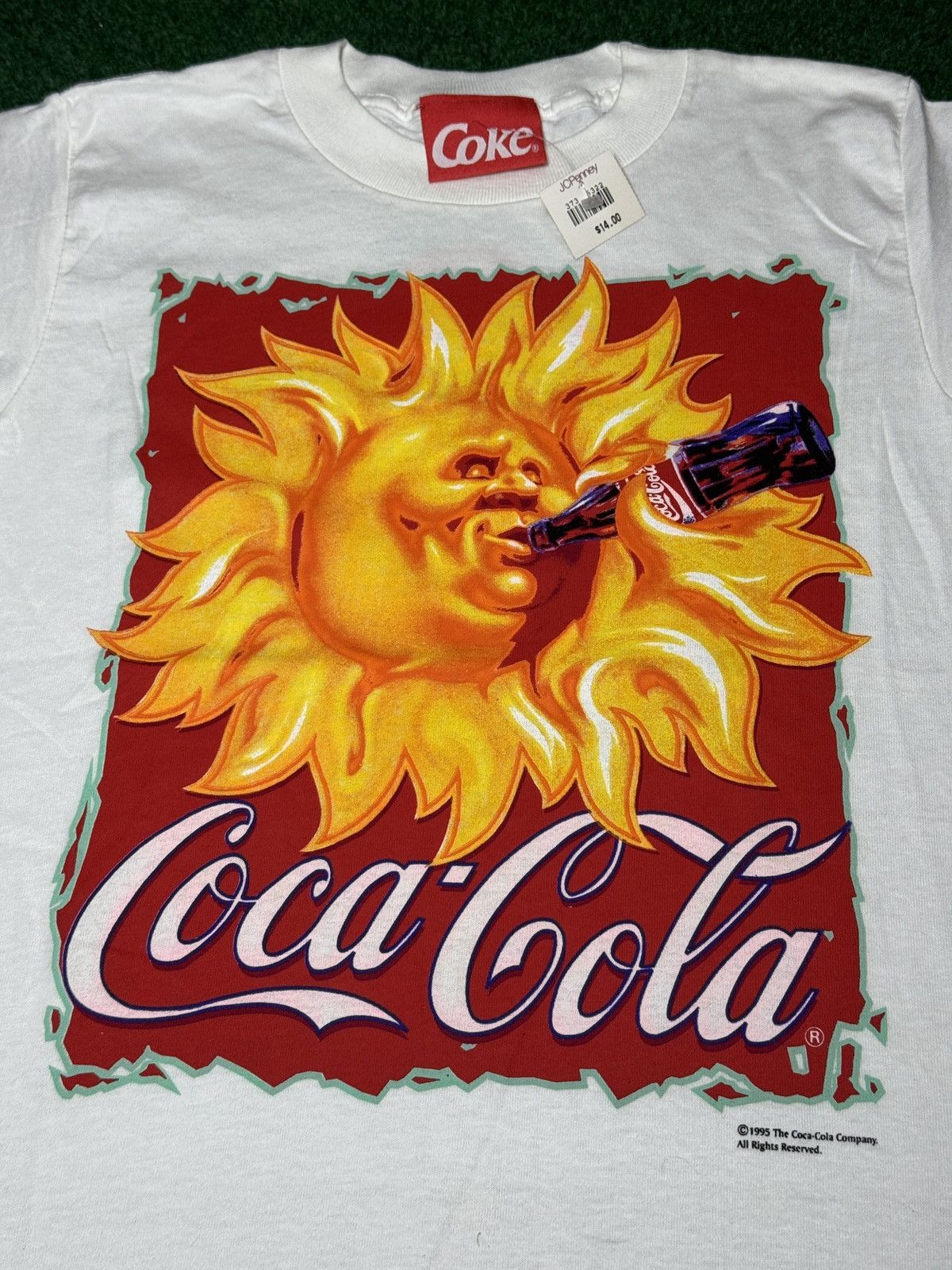Coca Cola Coca Cola Coke Vintage 90s NWT Youth Large 16x25 T Shirt Size XS / US 0-2 / IT 36-38 - 2 Thumbnail