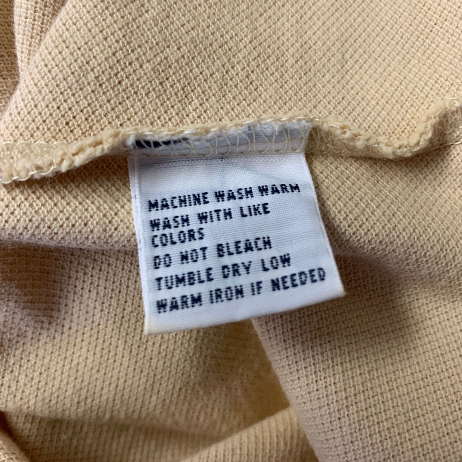Ralph Lauren RALPH LAUREN Size S Khaki Yellow Logo Cotton Ribbed Polo Size US S / EU 44-46 / 1 - 6 Thumbnail