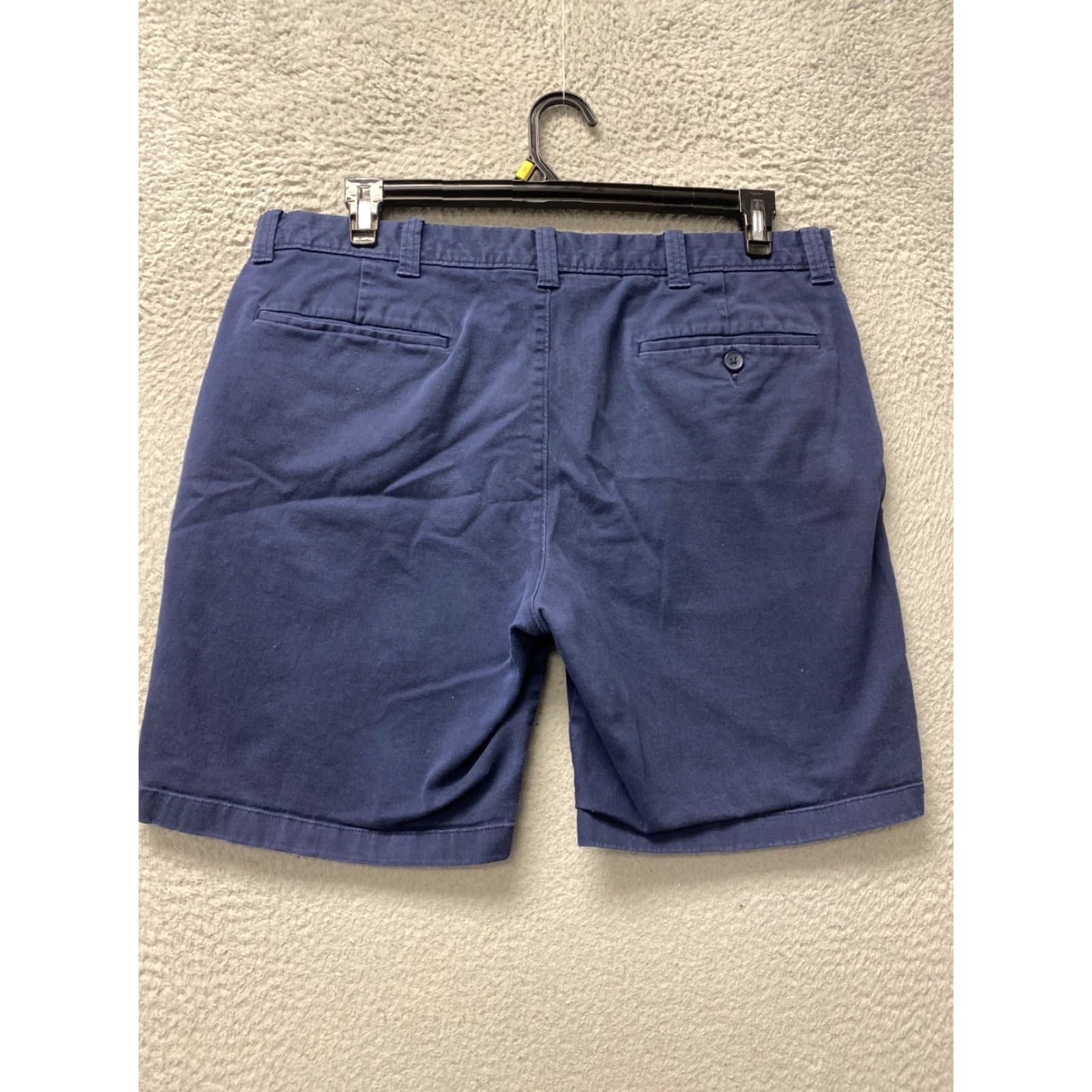 J.Crew VINTAGE J.Crew Mens Chino Shorts Size 36 Casual Flat Front Cotton Blend Navy 9-Inch Inseam Size US 36 / EU 52 - 6 Thumbnail