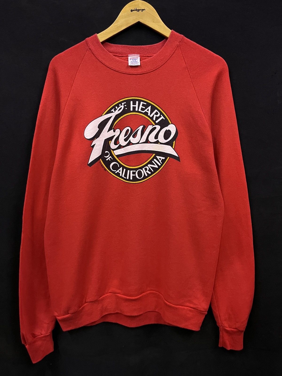 Vintage VINTAGE 80s JERZEES FRESNO THE HEART OF CALIFORNIA 1985 Size US L / EU 52-54 / 3 - 1 Thumbnail