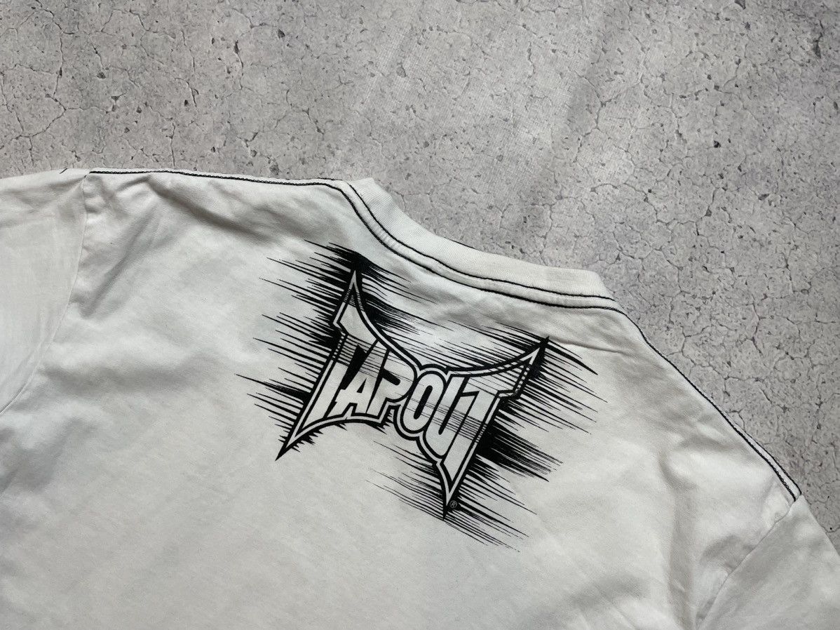 Tapout Vintage Tapout Big Logo White Y2K T-Shirt Size US L / EU 52-54 / 3 - 10 Thumbnail