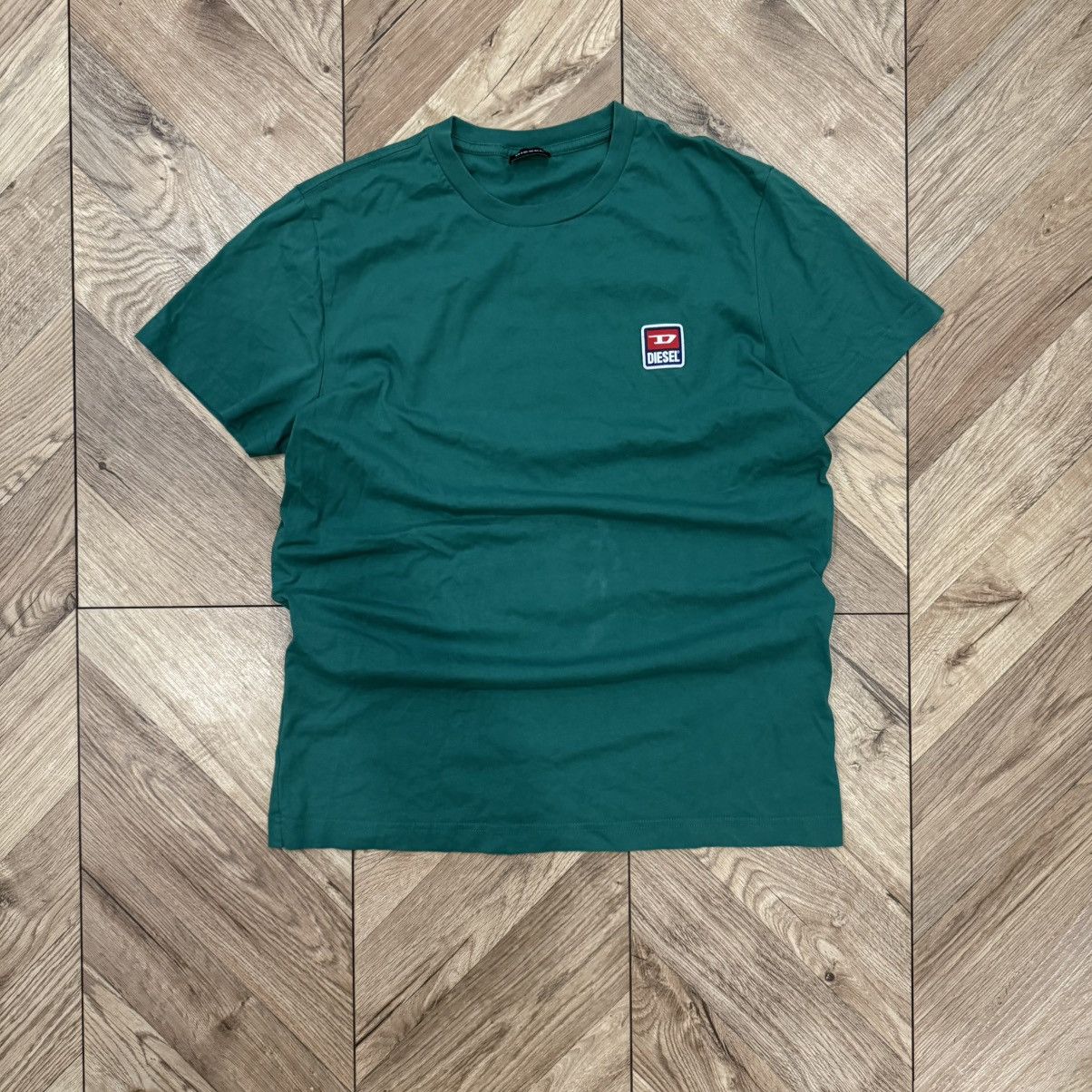 Diesel Diesel Luxury Classic Green Tee Streetwear S Logo Size US S / EU 44-46 / 1 - 1 Thumbnail