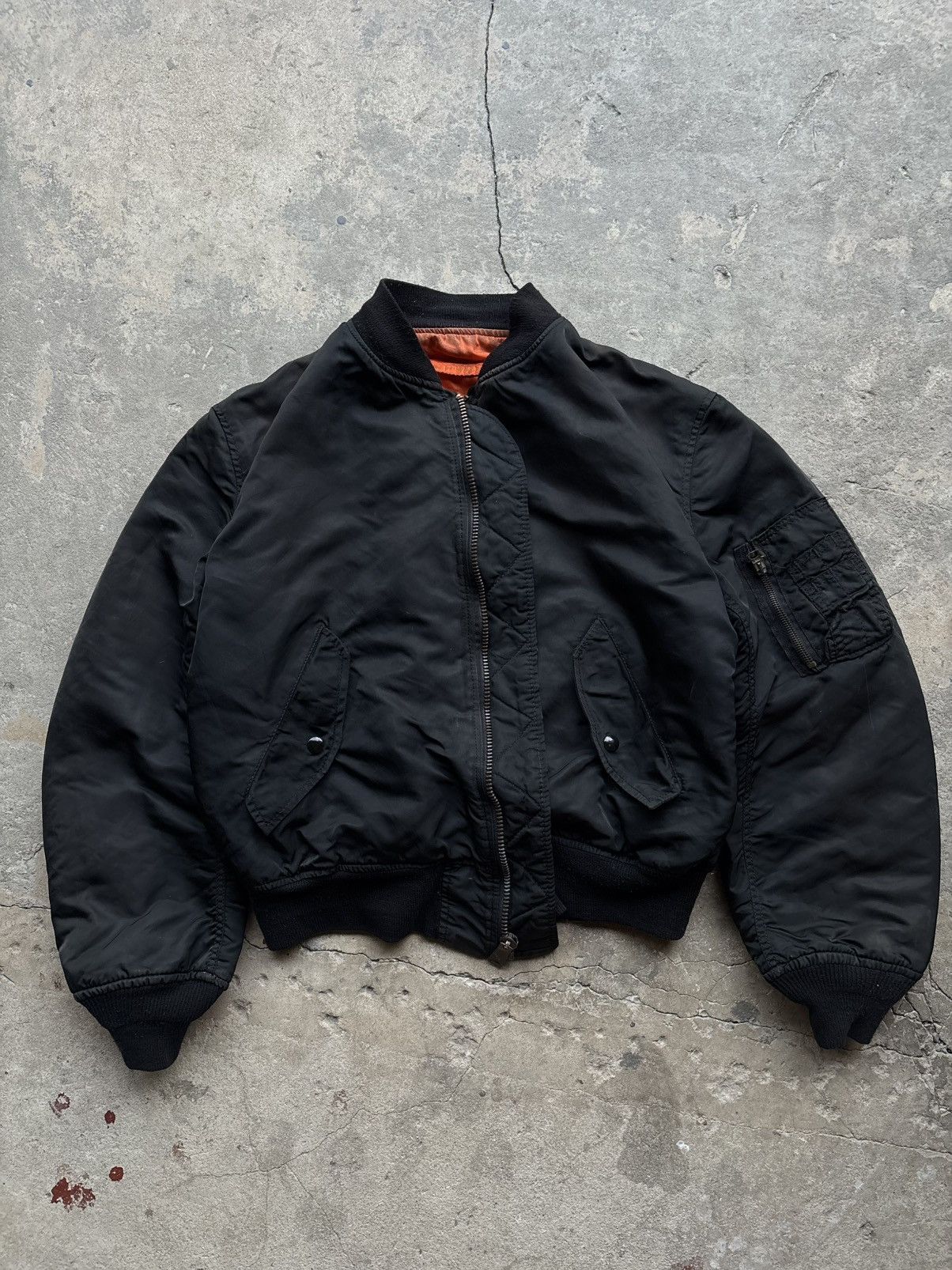 Alpha Industries Black!! Alpha Industries Ma-1 Bomber Flight Jacket Size L Size US L / EU 52-54 / 3 - 5 Thumbnail