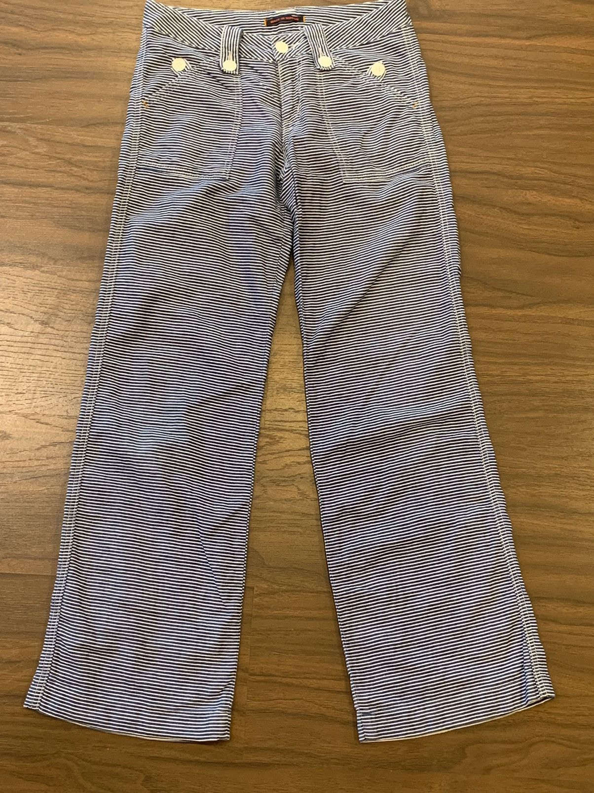 Japanese Brand × Vintage Et boite Made in japan Nippon stripe pants Size US 29 - 1 Thumbnail